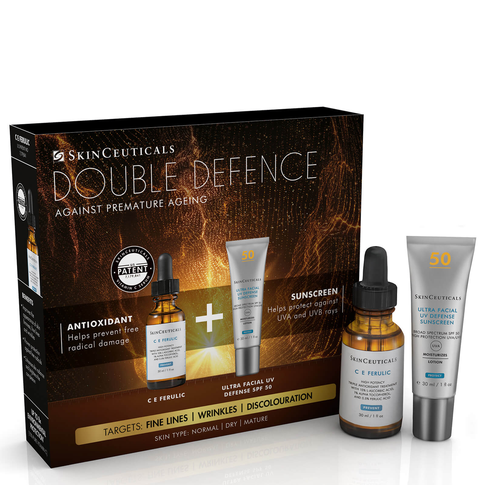 SkinCeuticals Double Defence C E Ferulic Kit for Dry, Ageing Skin