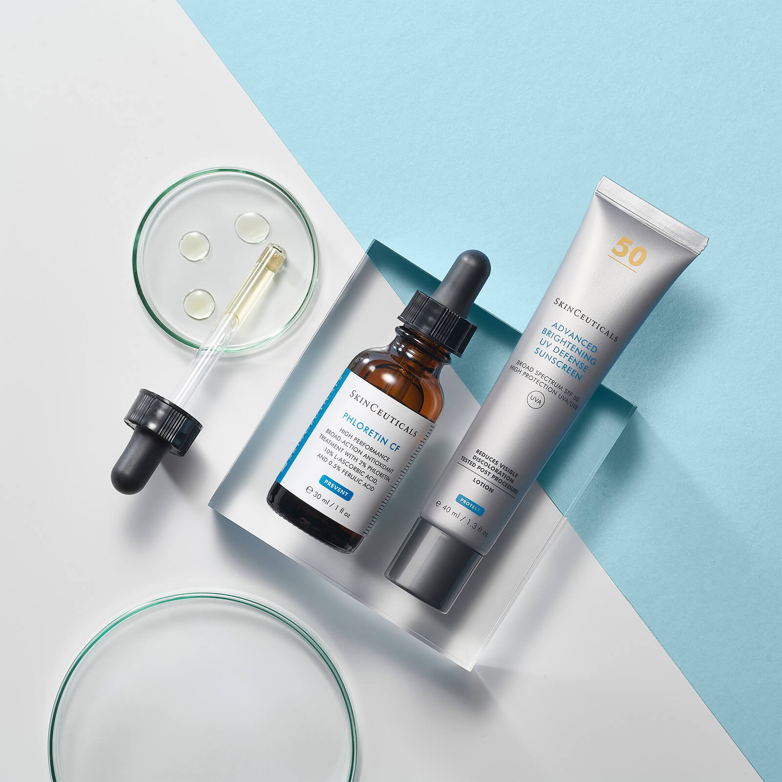 Thumbnail - SkinCeuticals Double Defence Phloretin CF Kit für zu Verfärbungen neigendes Mischhaut