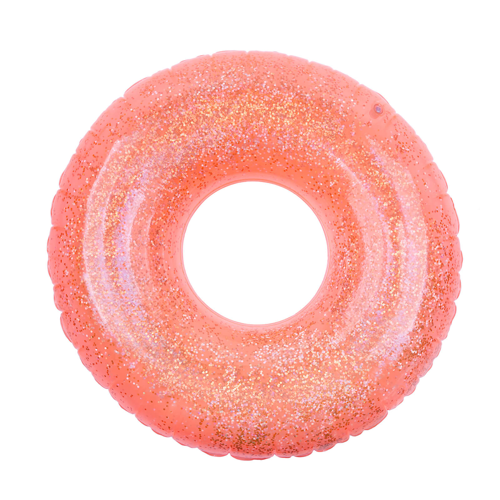 Sunnylife Pool Ring Glitter - Neon Coral