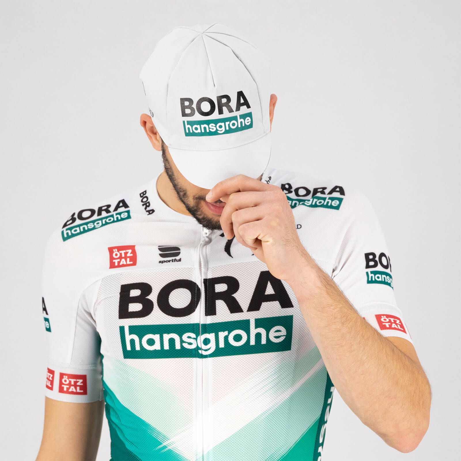 Sportful Bora-Hansgrohe Team Cycling Cap - 2021 - Grey / One Size