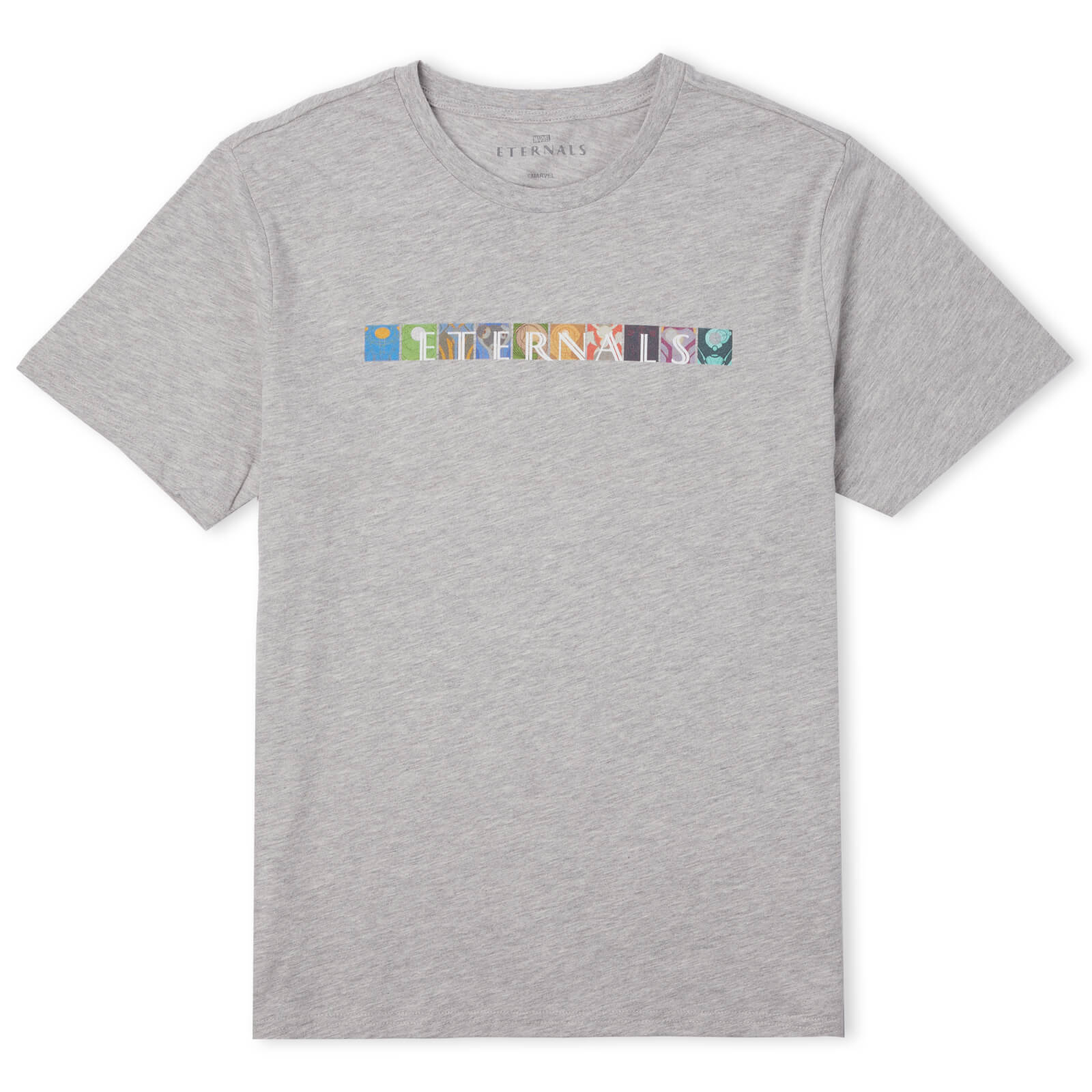 Marvel Eternals Tile Text T-Shirt Unisexe - Gris - XXL - Gris