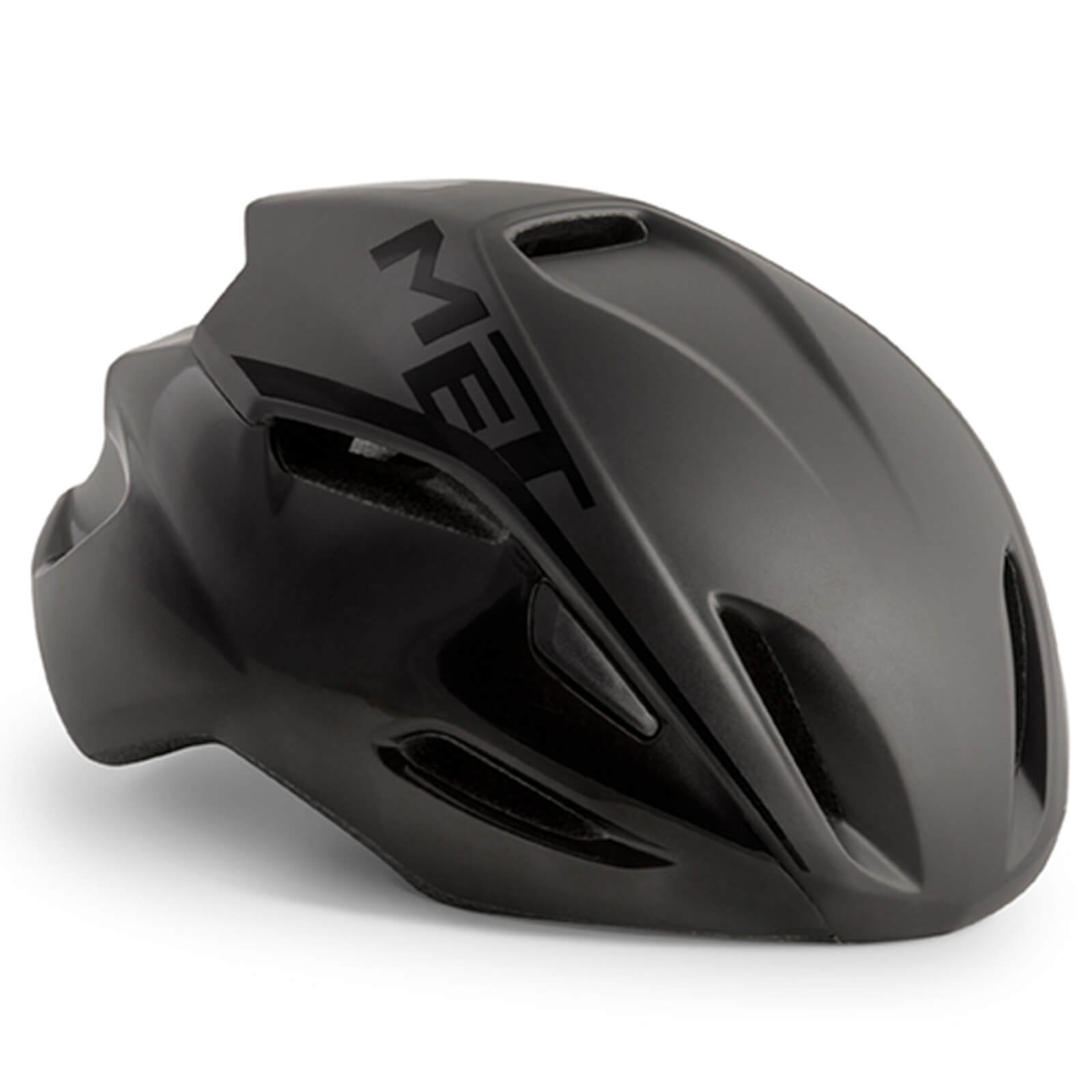 MET Manta Road Helmet - L/59-62cm - Black Matt Glossy