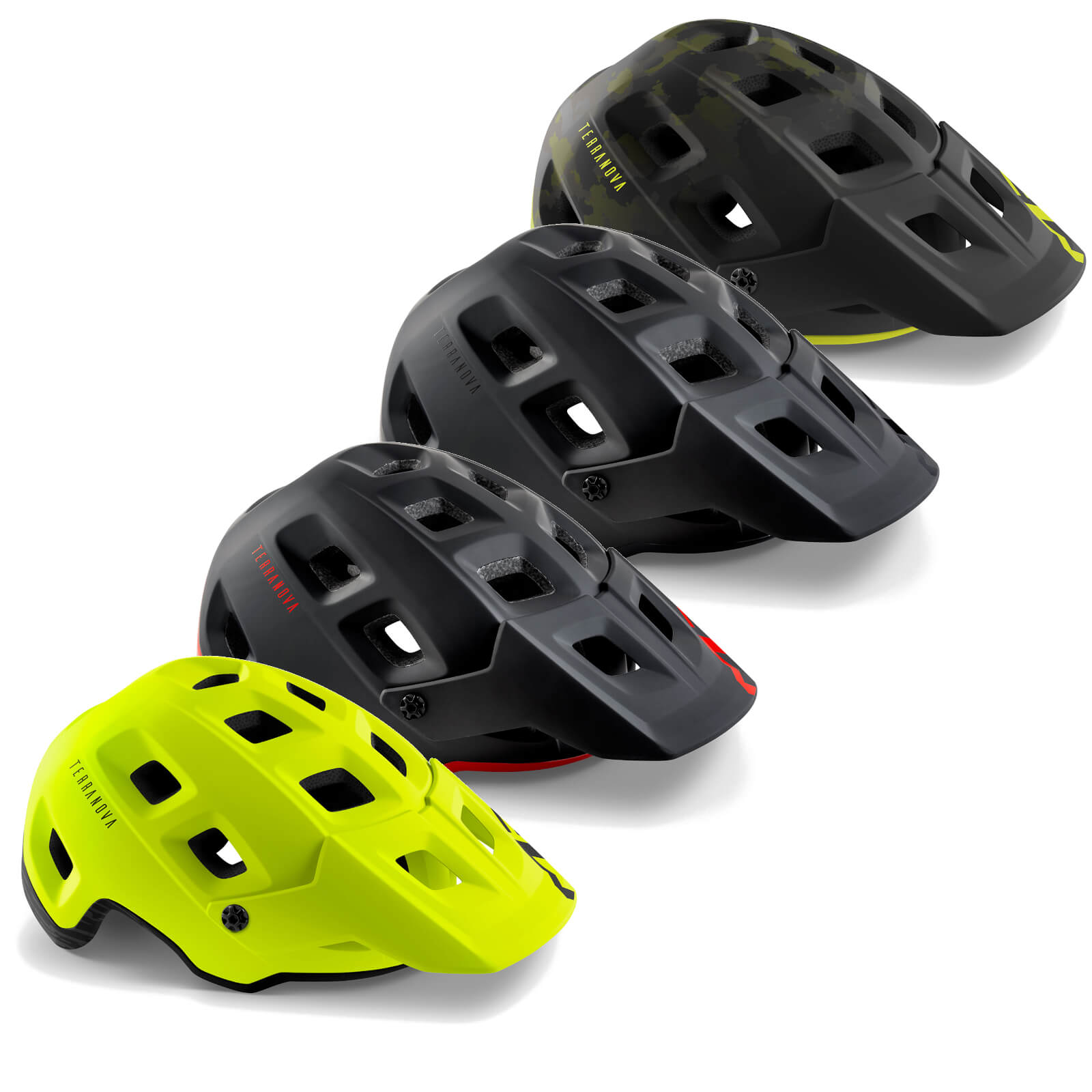 Image of MET Terranova MIPS CE Mountain Bike Helmet Matt in Black, Size Medium