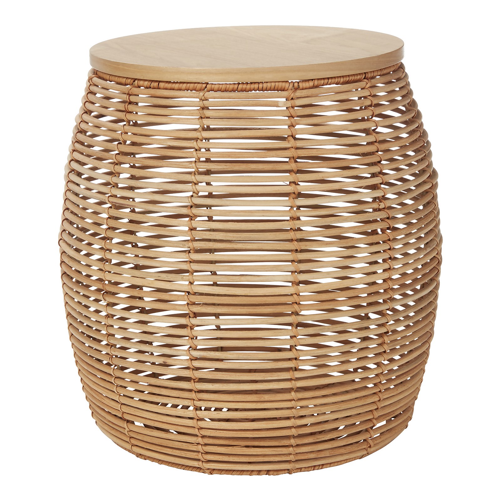 Photo of Rey Rattan Storage Side Table