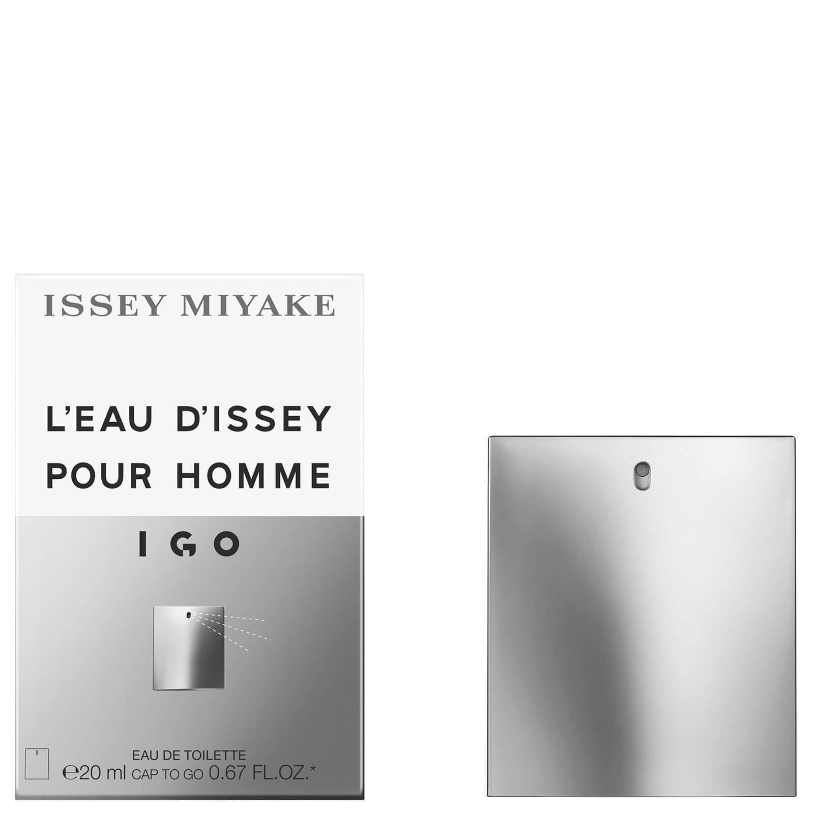 Issey Miyake L'eau D'issey Pour Homme IGO Eau de Toilette (Various Sizes) - 20ml