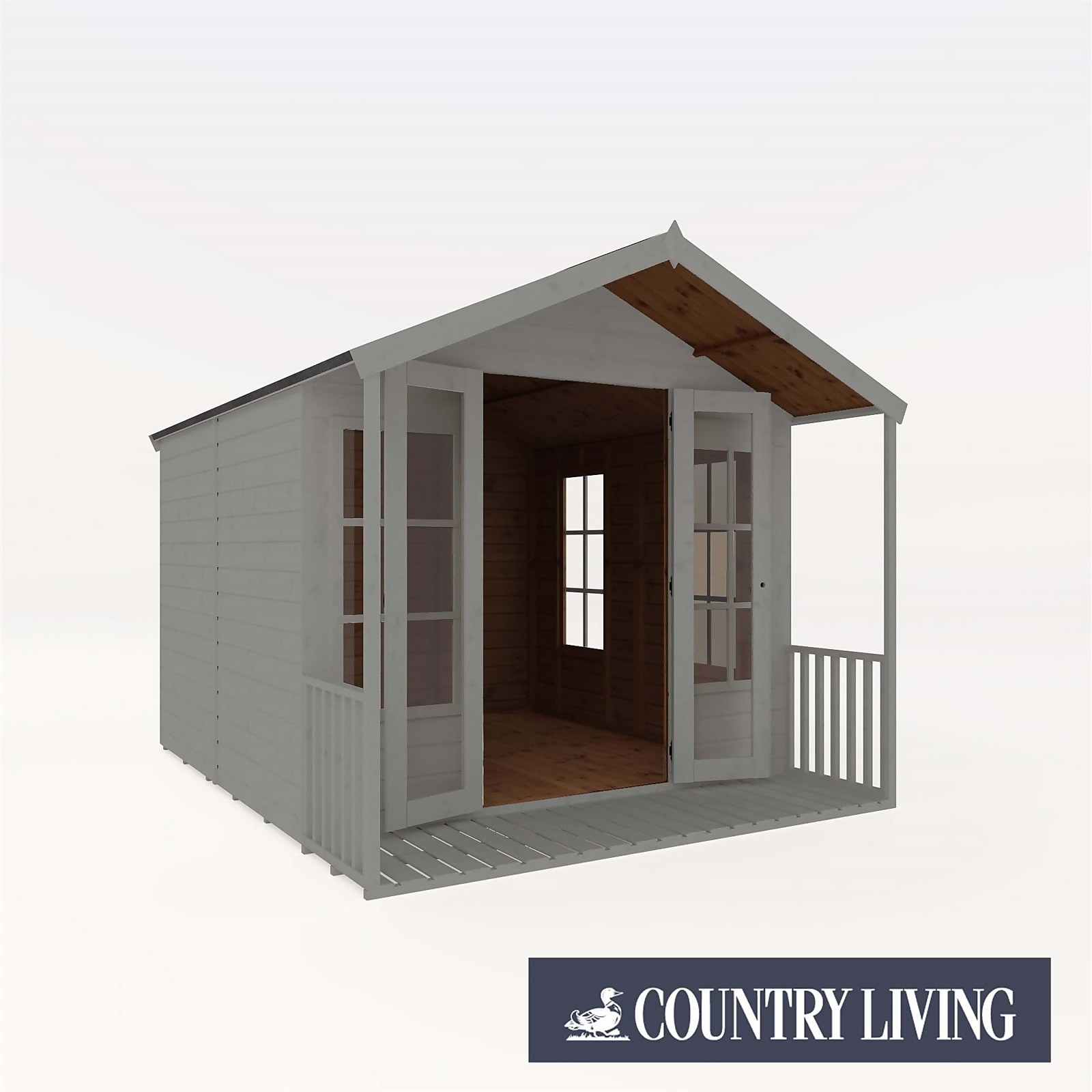 Photo of Country Living Tuxford 10 X 8ft Premium Traditional Summerhouse Painted + Installation - Thorpe Towers