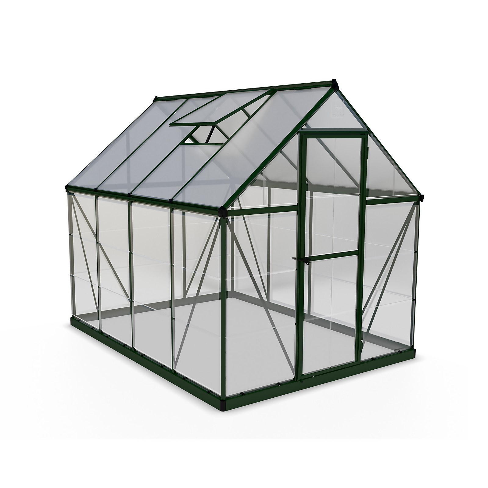 Photo of Palram Canopia Hybrid 6 X 8ft Green Greenhouse