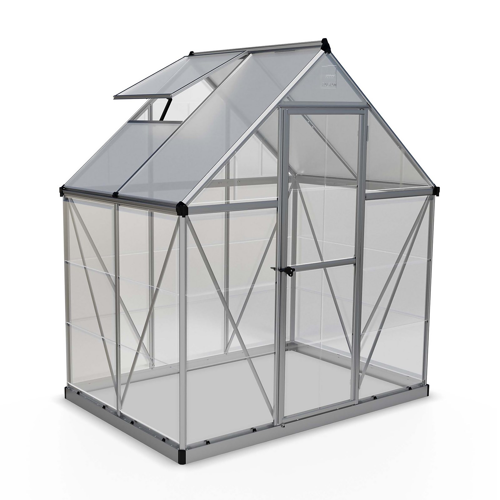 Photo of Palram Canopia Hybrid 6 X 4ft Silver Greenhouse