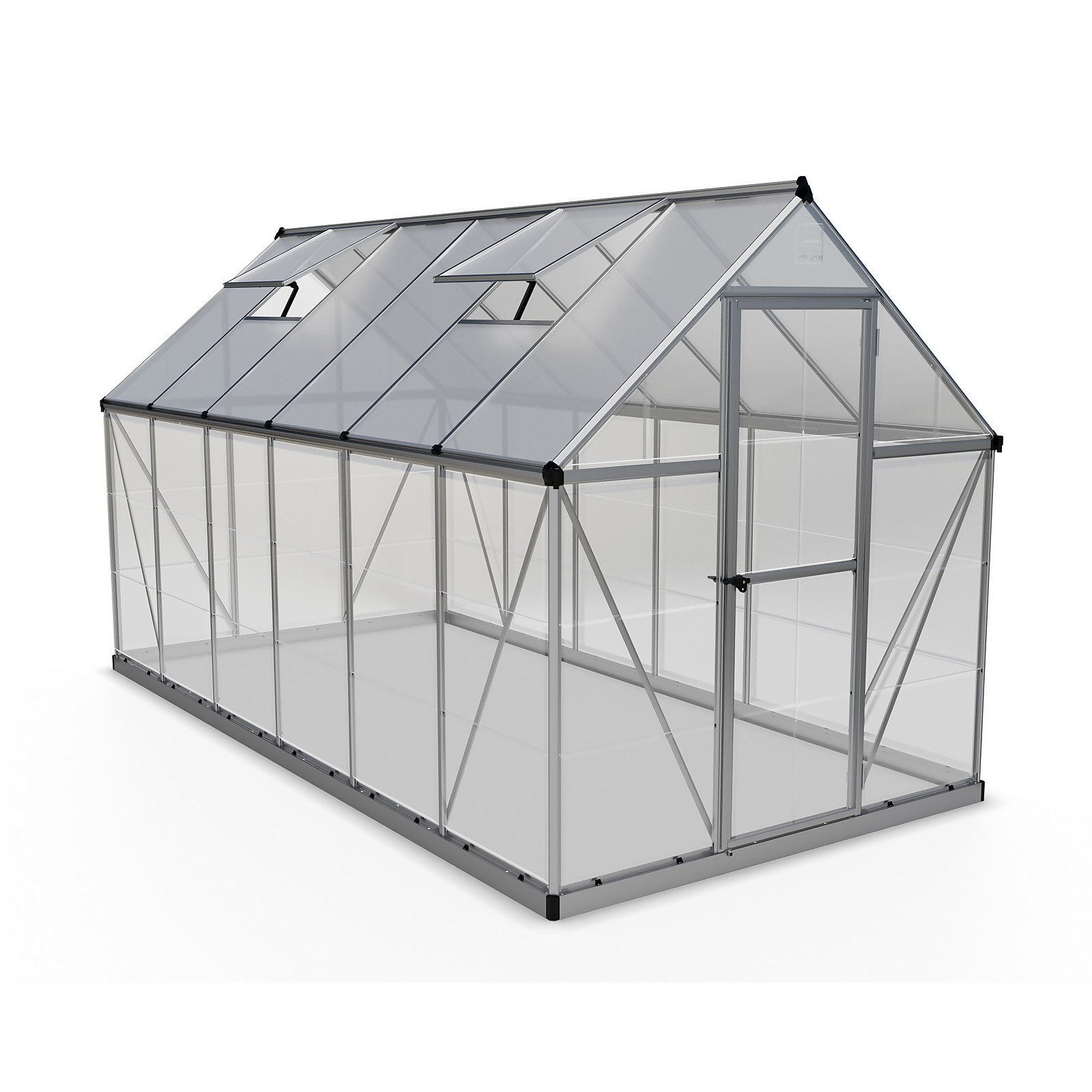 Photo of Palram Canopia Hybrid 6 X 12ft Silver Greenhouse