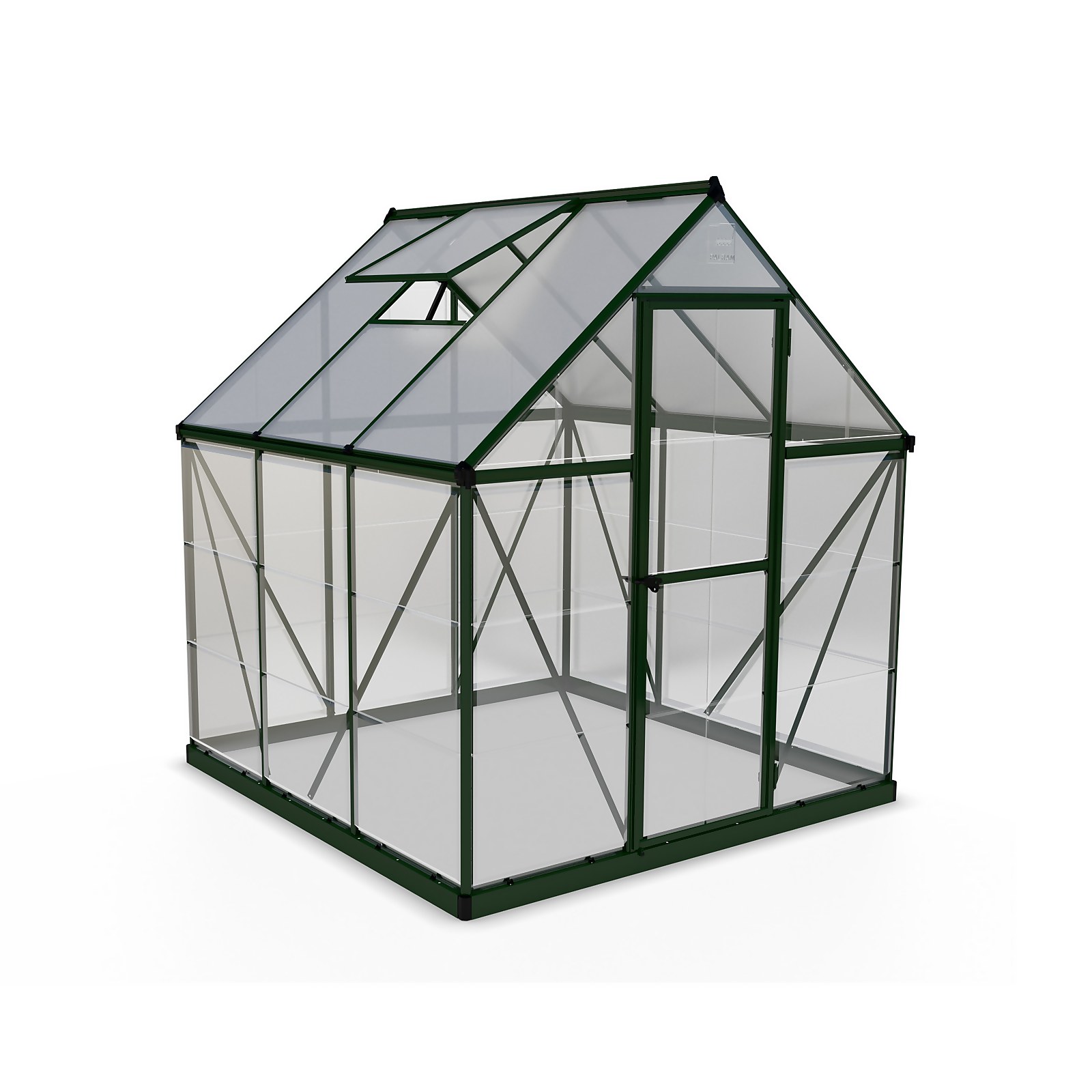 Palram Canopia Hybrid 6 x 6ft Green Greenhouse