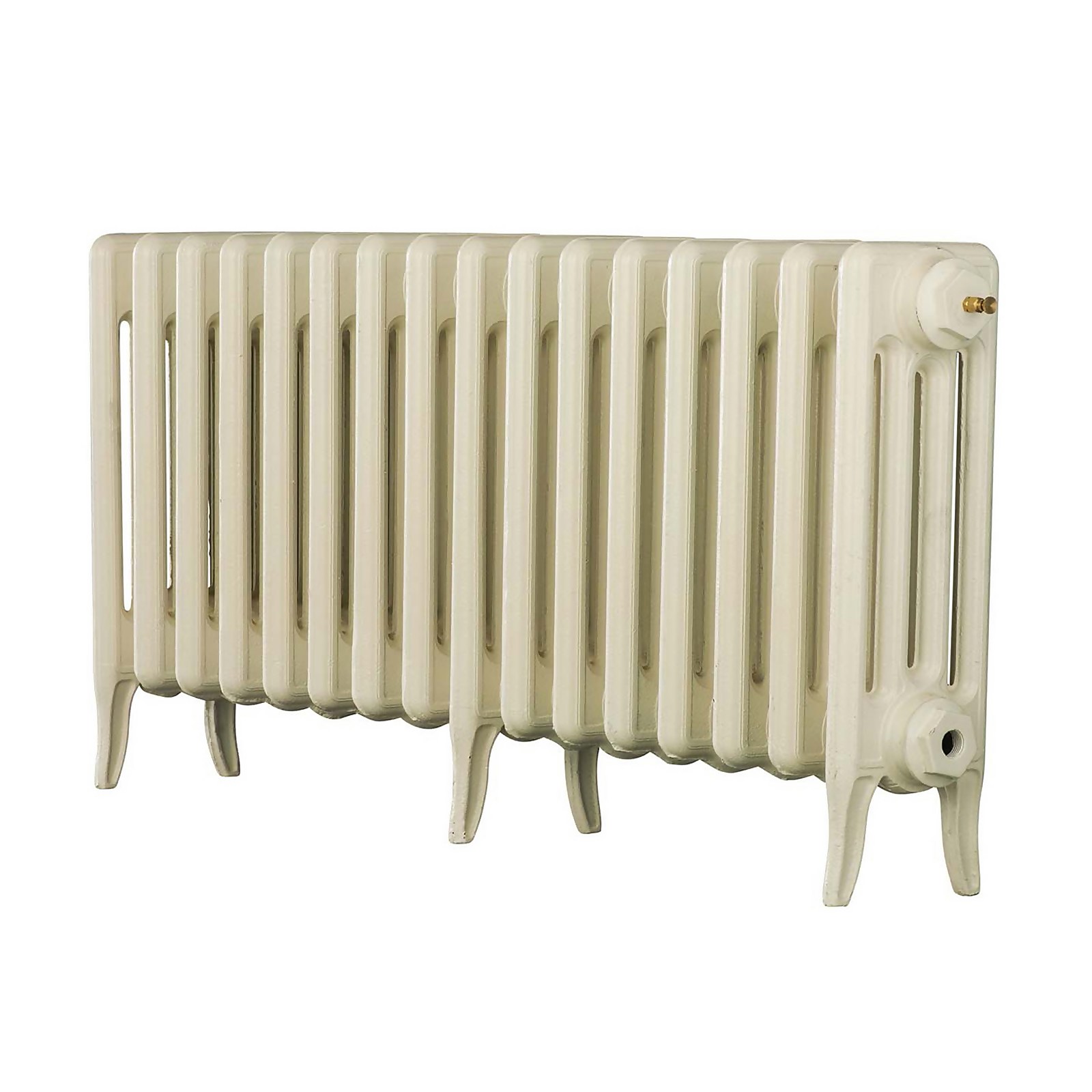 Photo of Arroll 4 Column Cast Iron Radiator 874 X 460 - Cream