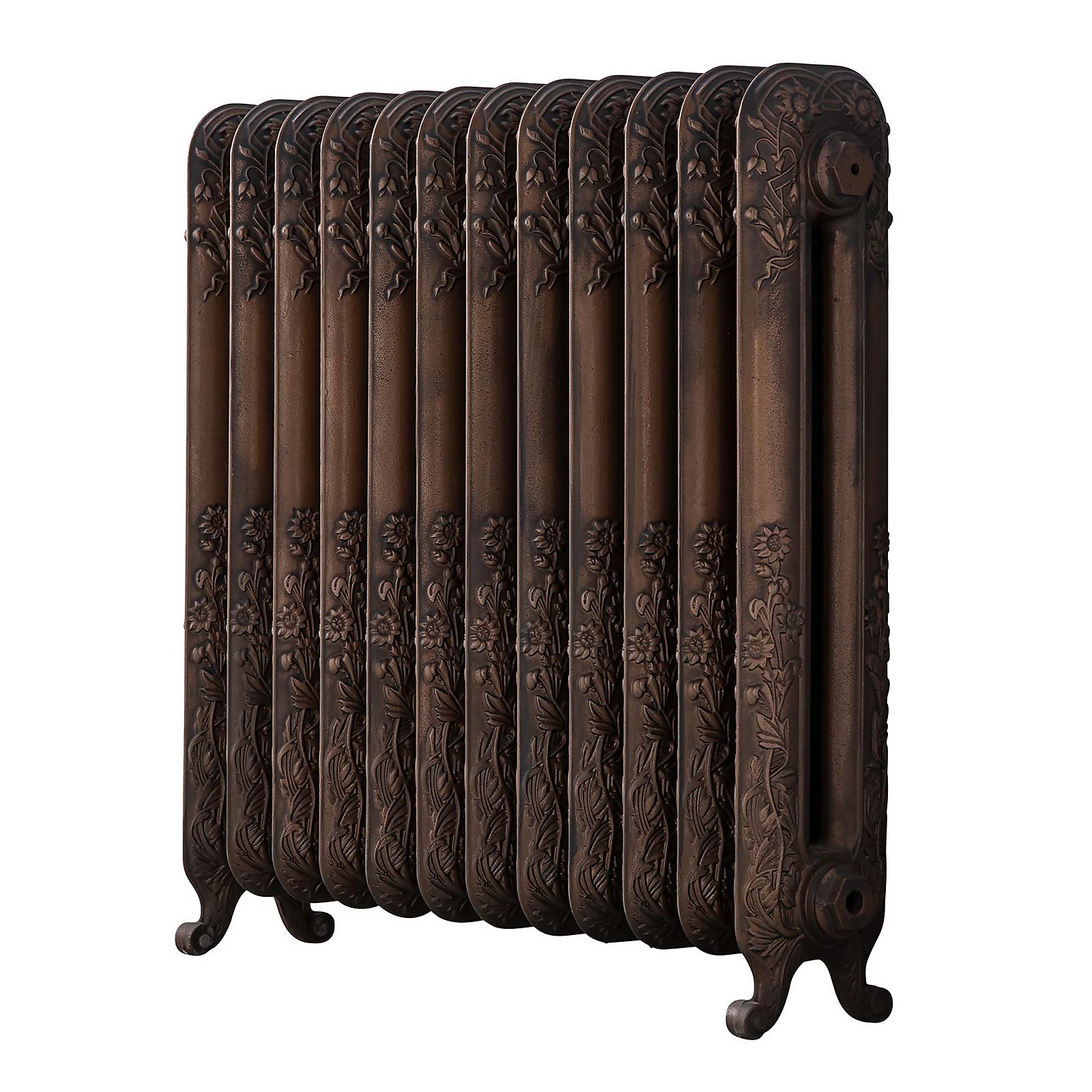 Photo of Arroll Cast Iron Radiator 814 X 795 - Aged Bronze