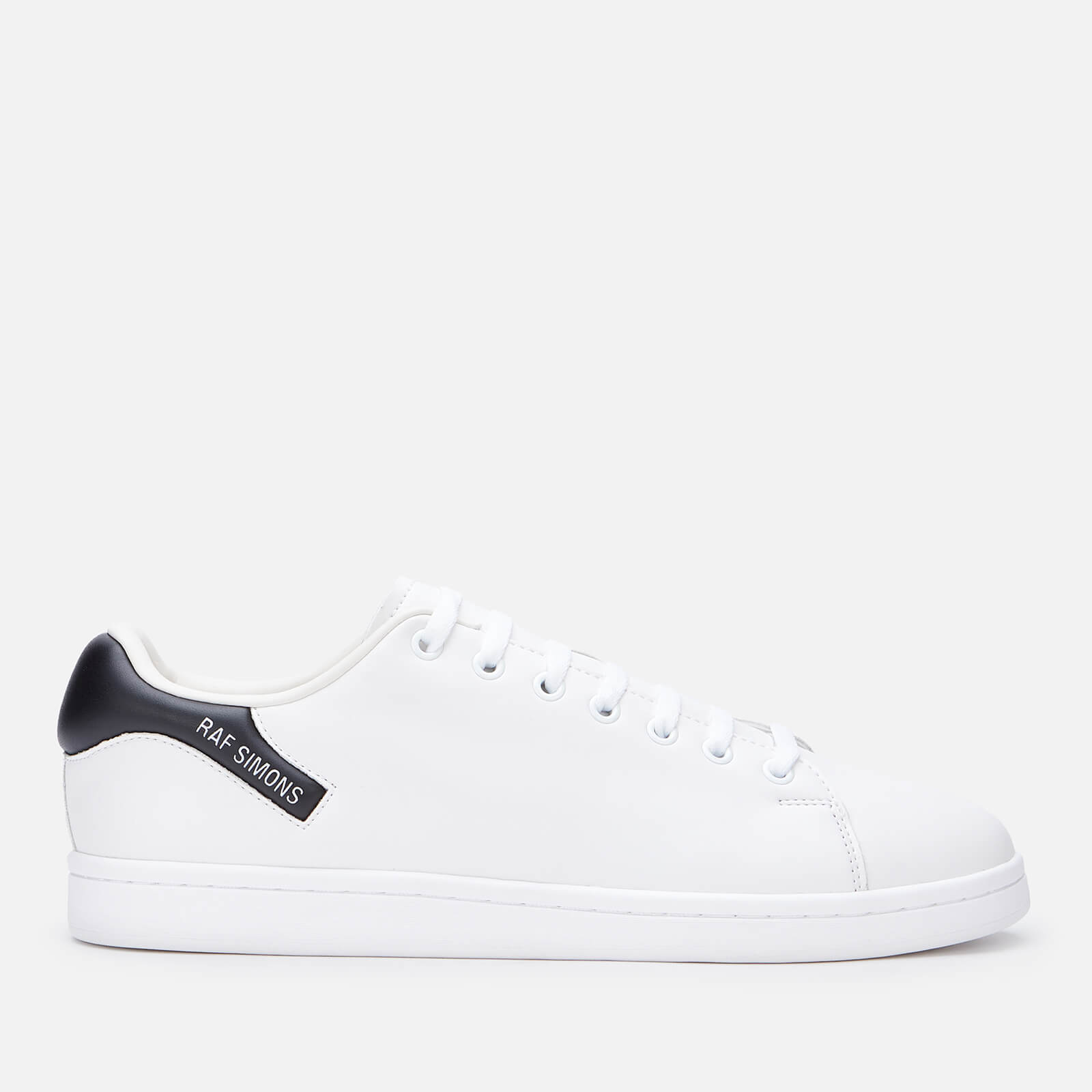 Raf Simons Men's Orion Leather Cupsole Trainers - White/Black - UK 7