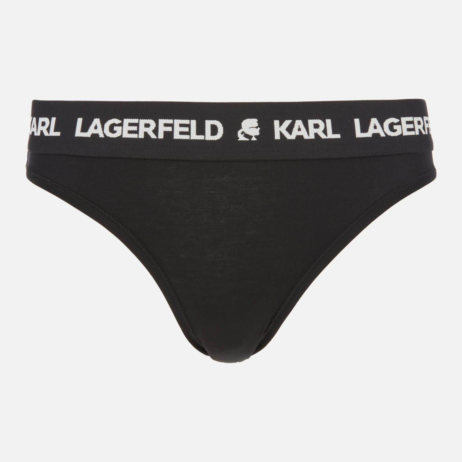 Image of KARL LAGERFELD Women's Logo Brief - Black - L