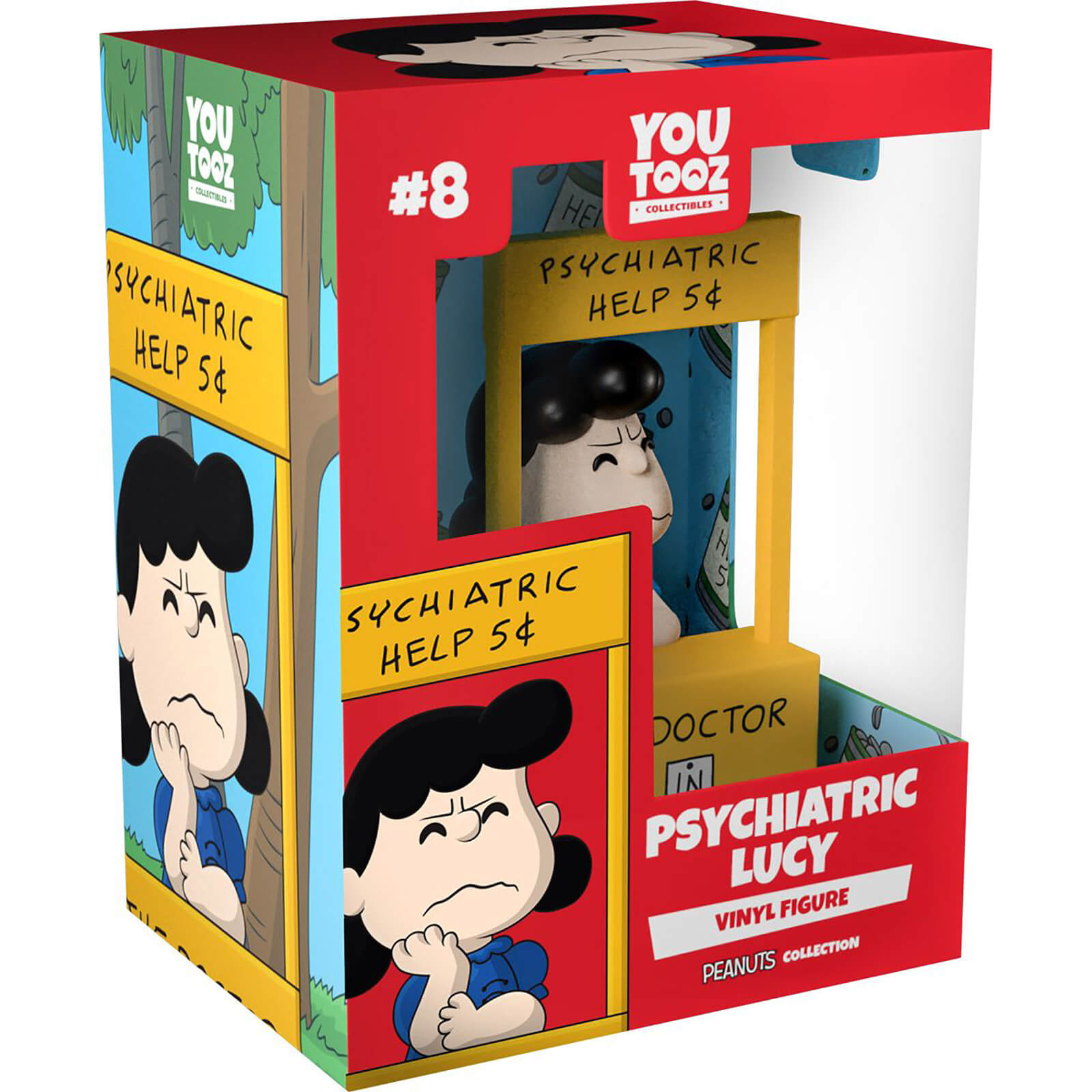 Youtooz Charlie Brown 5  Vinyl Collectible Figure - Psychiatric Lucy