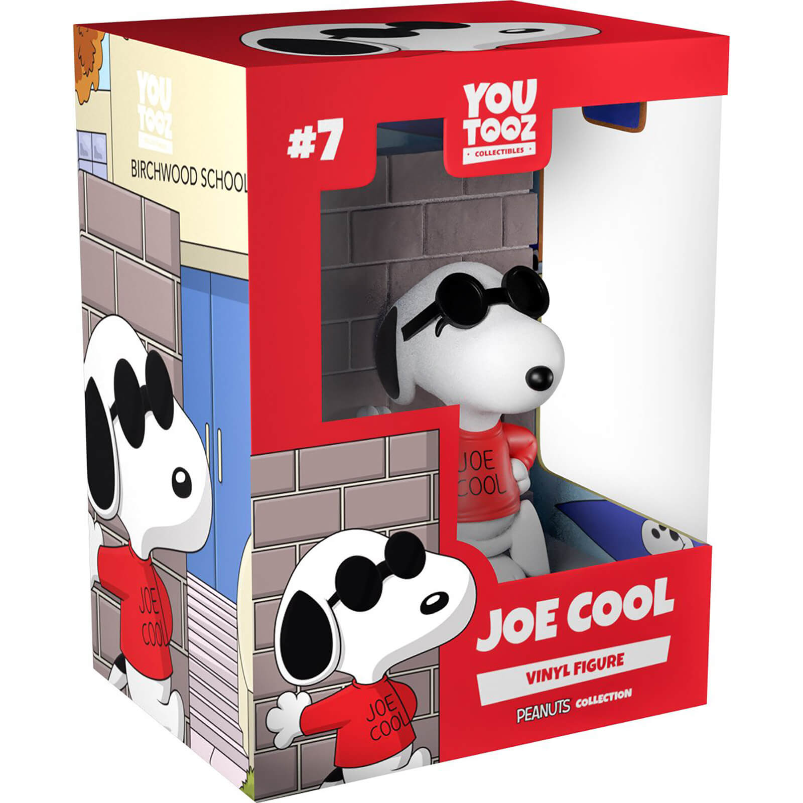 Youtooz Charlie Brown 5  Vinyl Collectible Figure - Snoopy (Joe Cool)