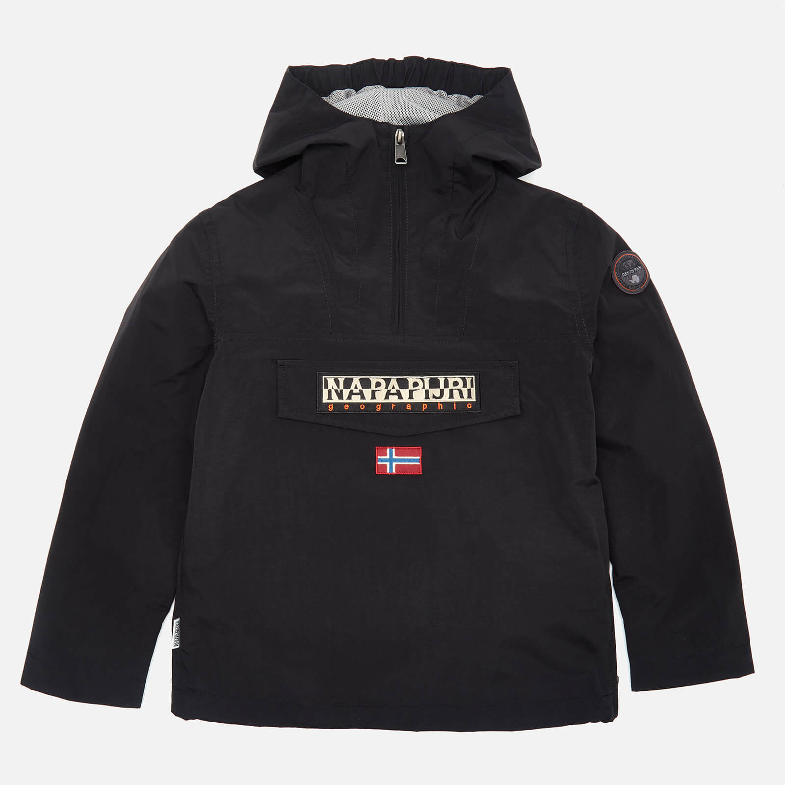 Napapijri Boys' Rainforest Hooded Jacket - Black - 10 Years