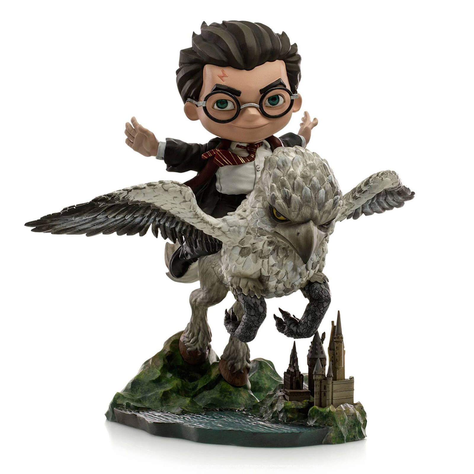 Iron Studios Harry Potter Mini Co. Figura de PVC Ilusión Harry Potter y Buckbeak 16 cm