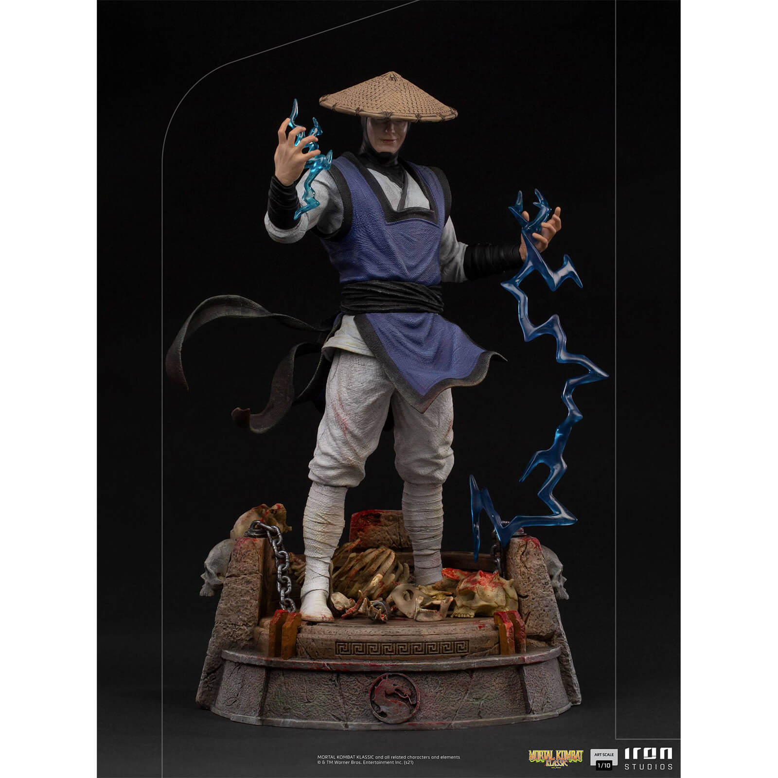 Iron Studios Mortal Kombat Art Scale Statue 1/10 Raiden 24 cm