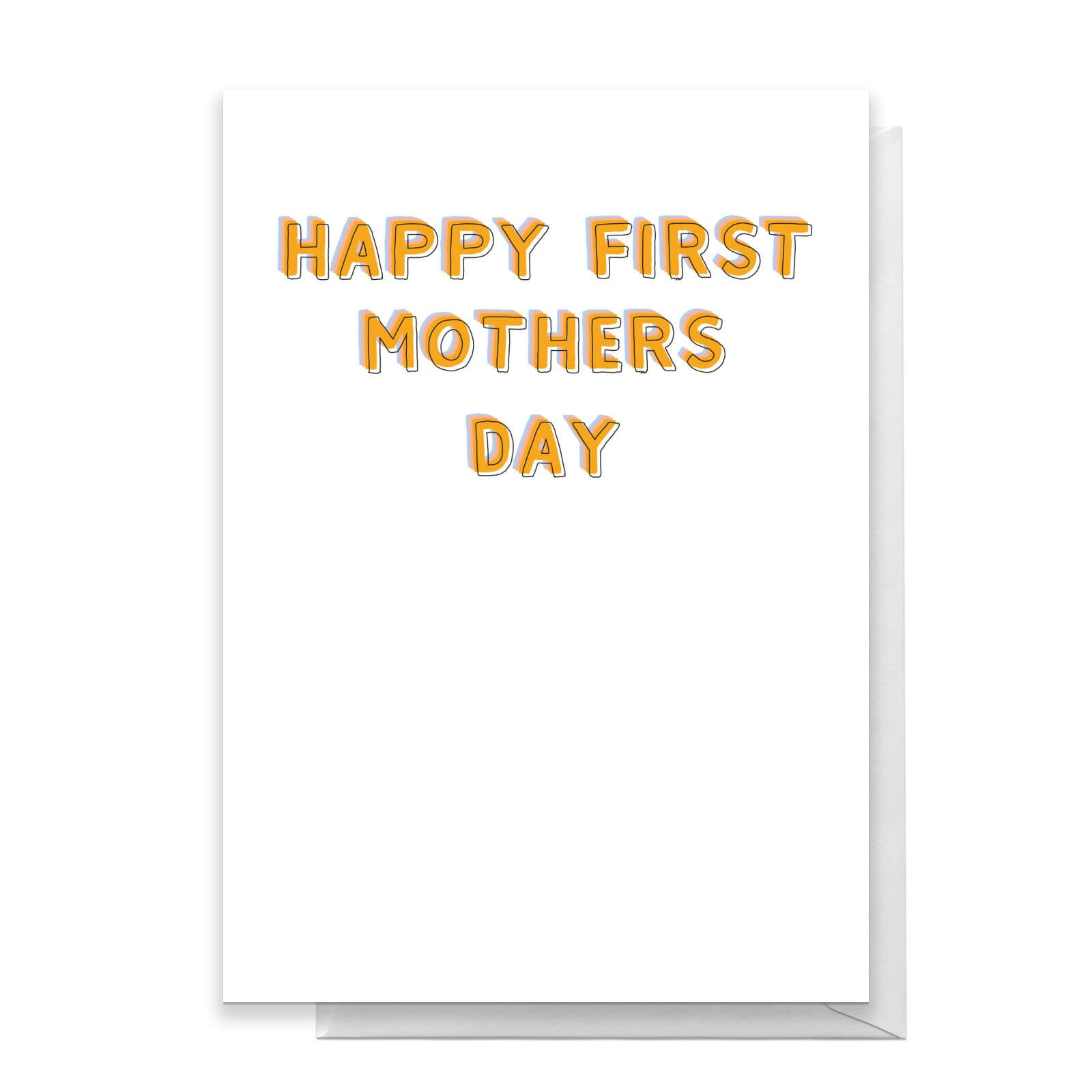 Happy First Mothers Day Greetings Card - Large Card
