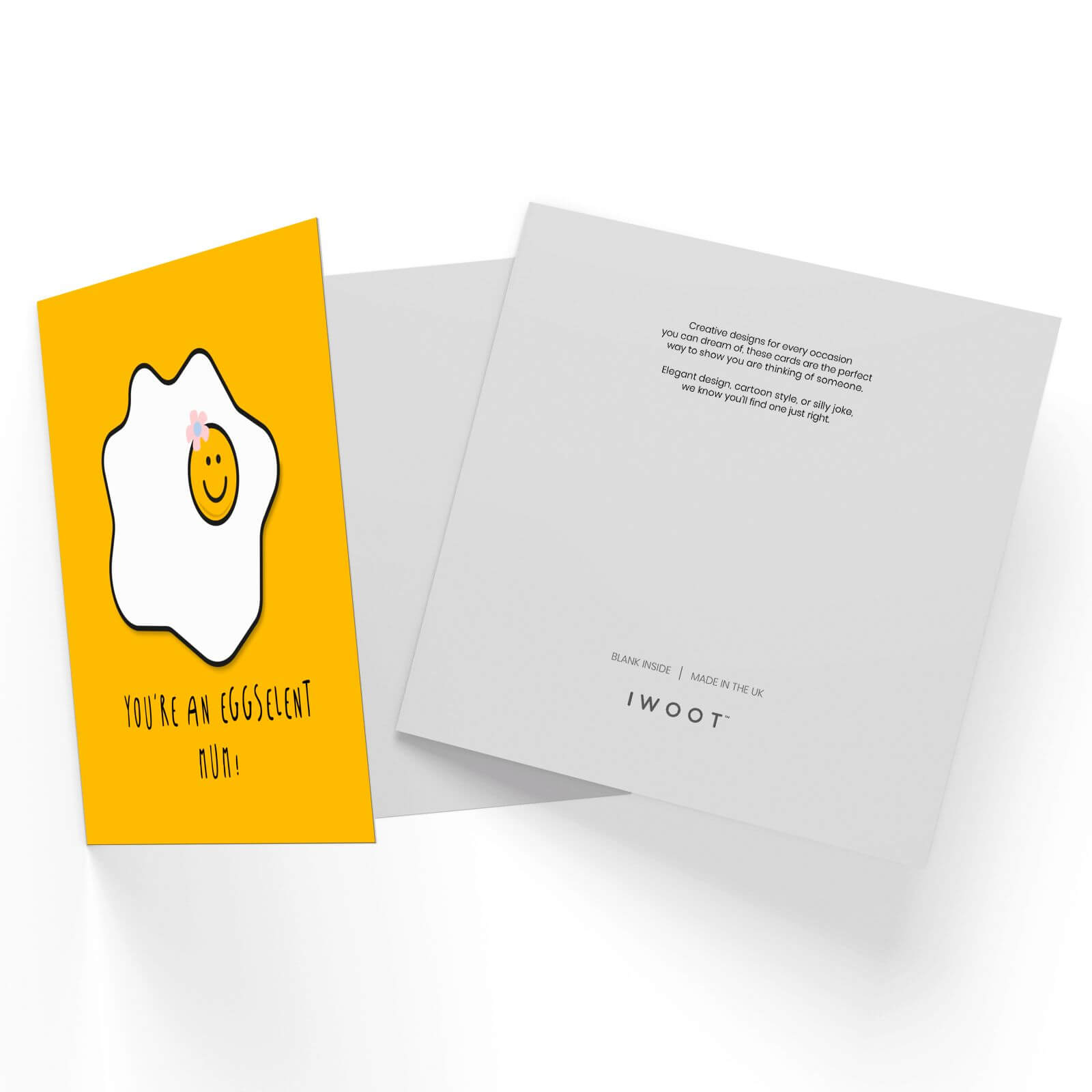 You're An Eggselent Mum! Square Greetings Card (14.8cm x 14.8cm)