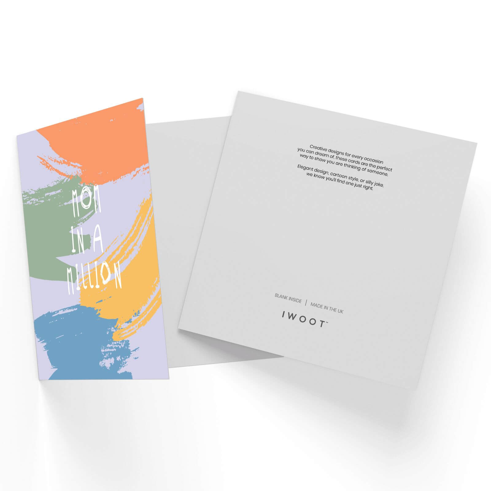 Mom In A Million Square Greetings Card (14.8cm x 14.8cm)