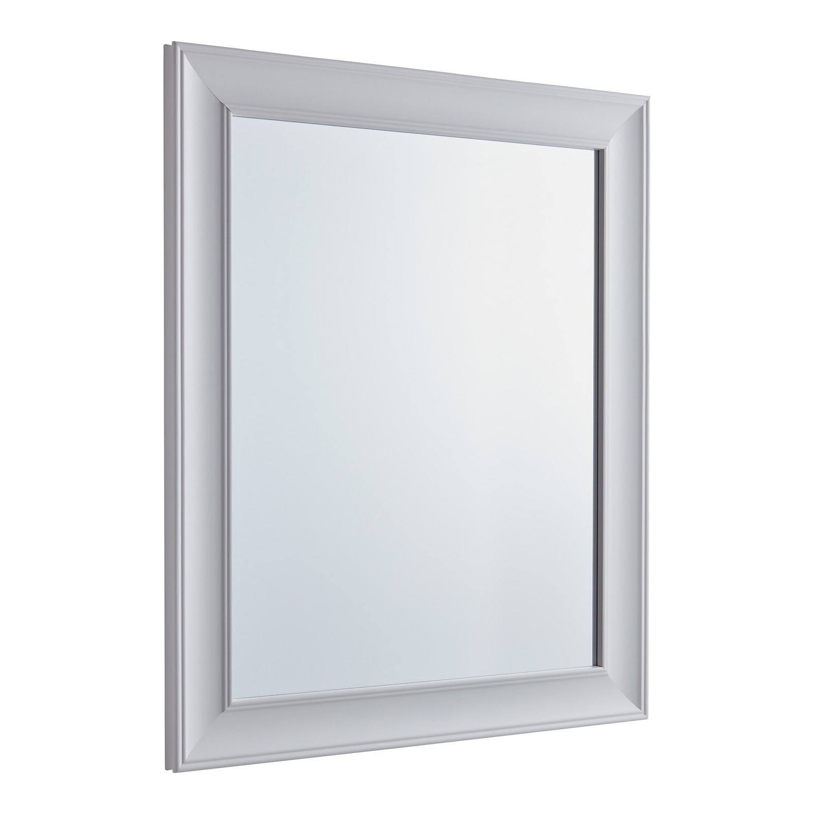 Photo of Coldrake Framed Mirror - White - 51x61cm