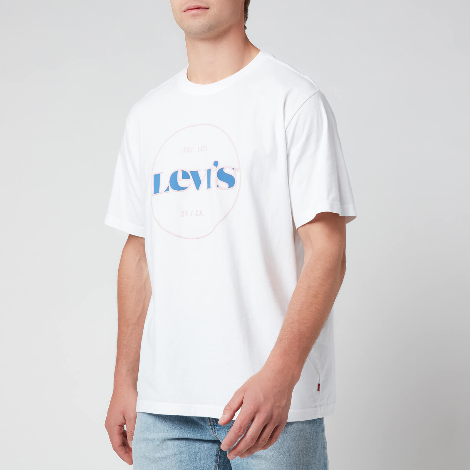 Levi's Men's Relaxed Fit Seasonal T-Shirt - White - S