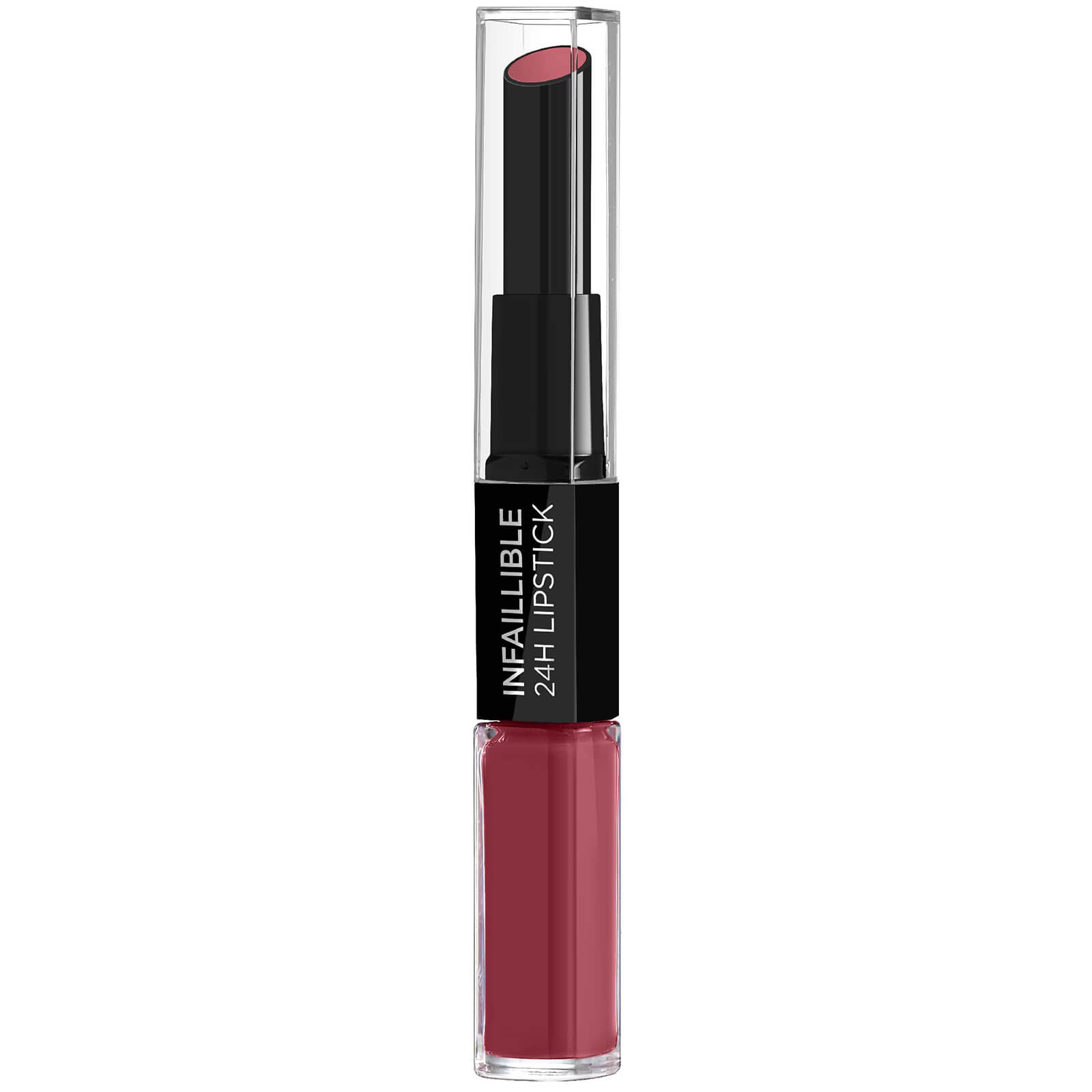 l'oreal paris infallible longwear 2 step lipstick 6ml (various shades) - 804 metro proof rose