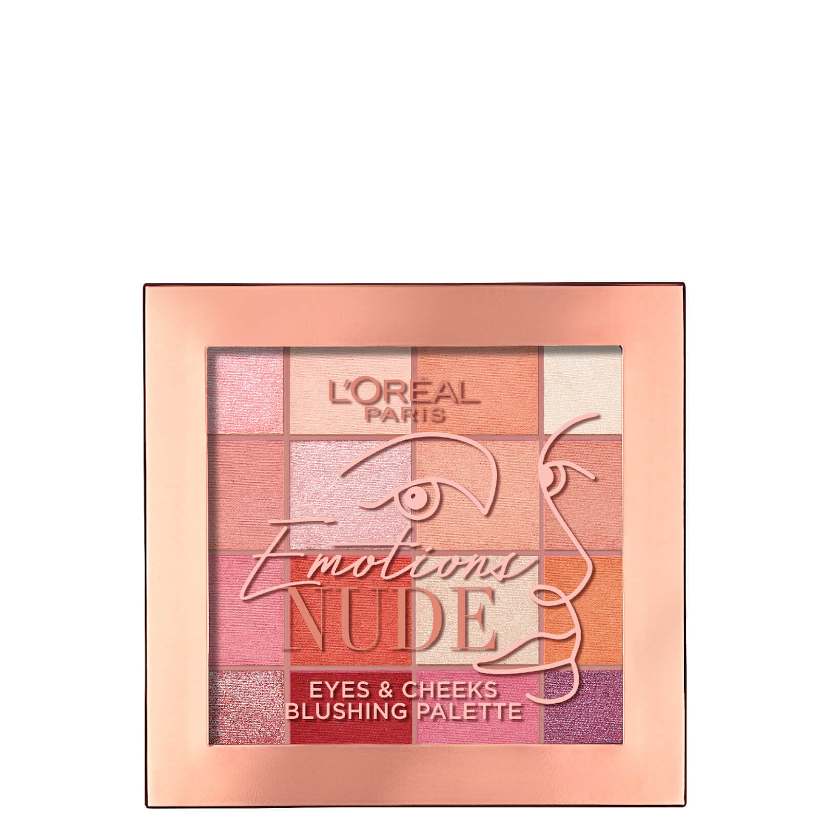 

L'Oreal Paris Emotions of Nu Eyes Lips and Cheeks Mega Palette 97g