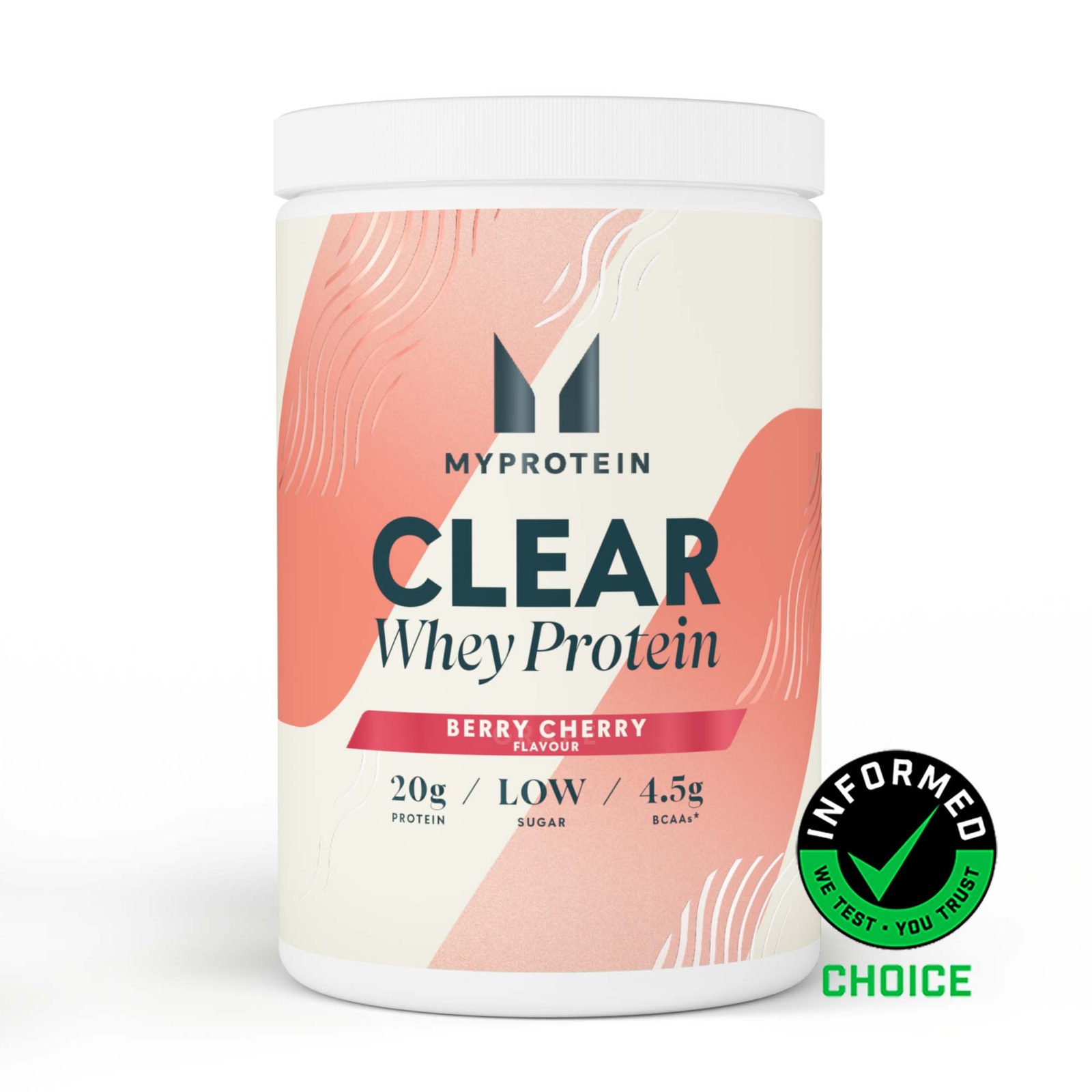Myprotein UK MyProtein Clear Whey Protein Powder - 500g - 20servings - Berry Cherry