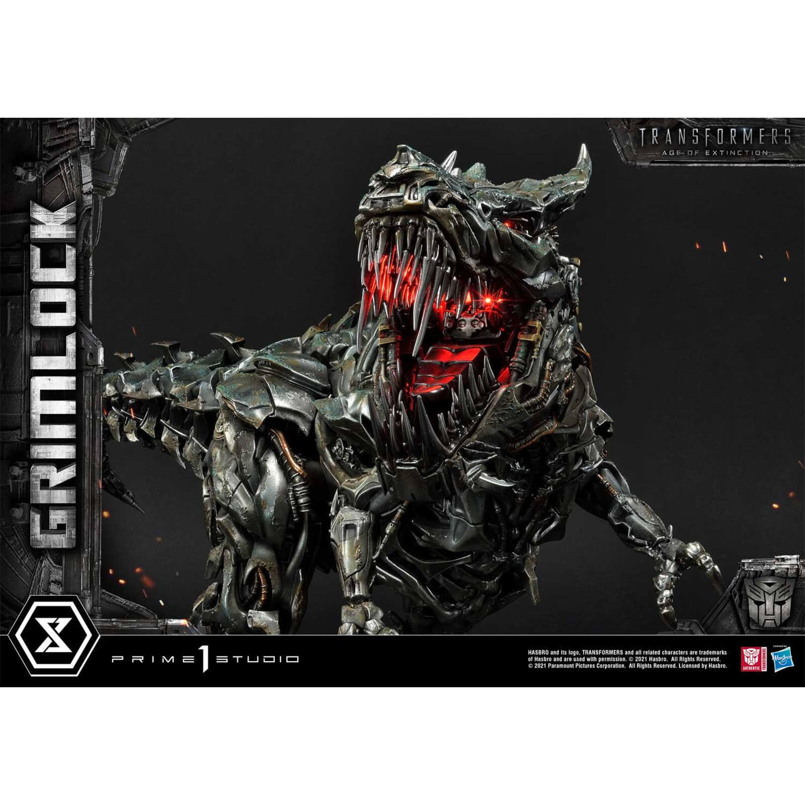 Prime 1 Studio Museum Masterline Transformers: Age Of Extinction Statue   Grimlock