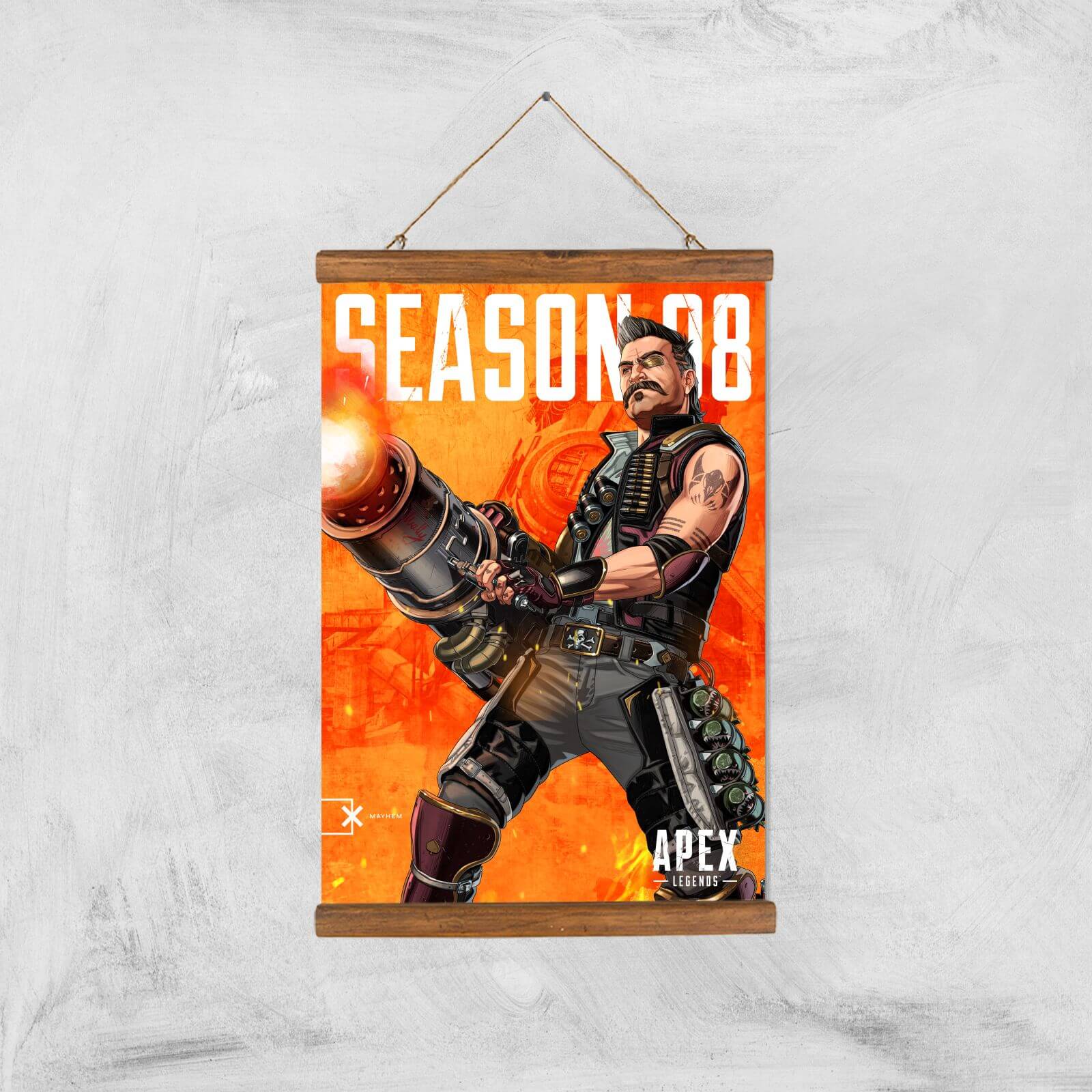 Apex Legends Fuse Giclee Art Print - A3 - Wooden Hanger