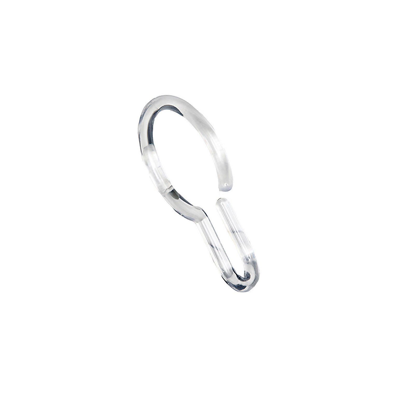 Photo of Aqualona Shower Curtain Quick Hooks Clear - 12 Pack