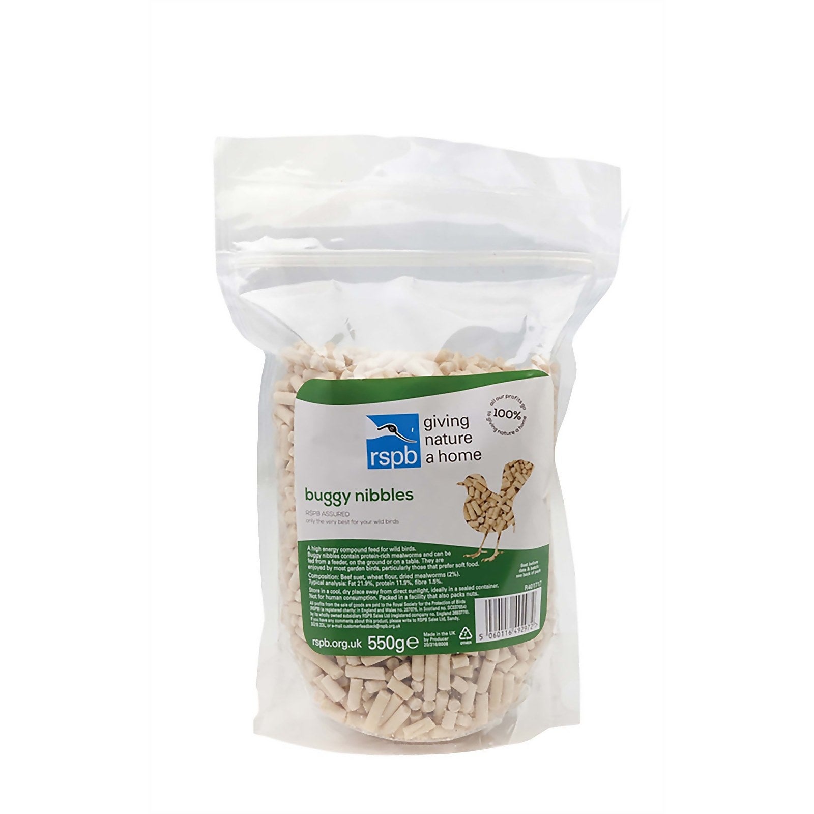 RSPB Buggy Nibbles 550g