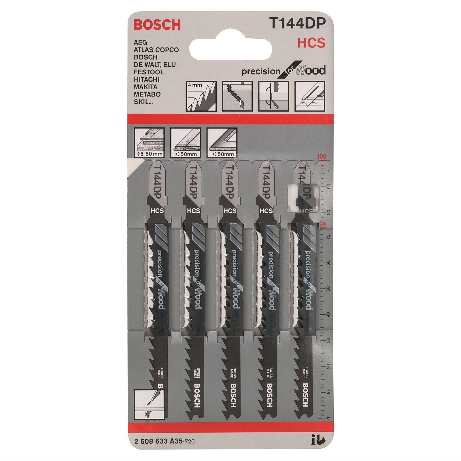 Bosch LAMA PER SEGHETTO ALTERNATIVO T 144 DP