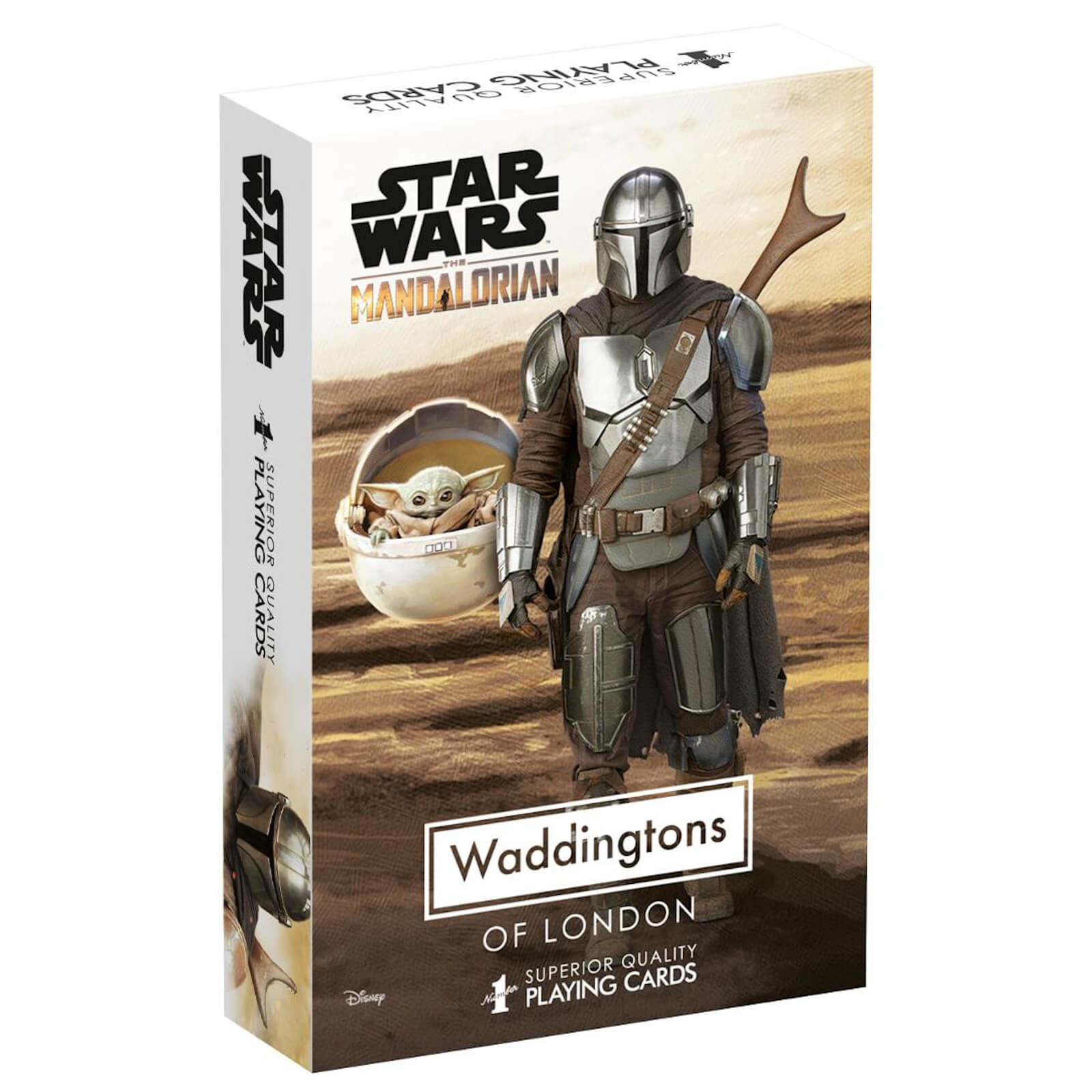 Star Wars The Madalorian Waddingtons No 1 Playing Cards