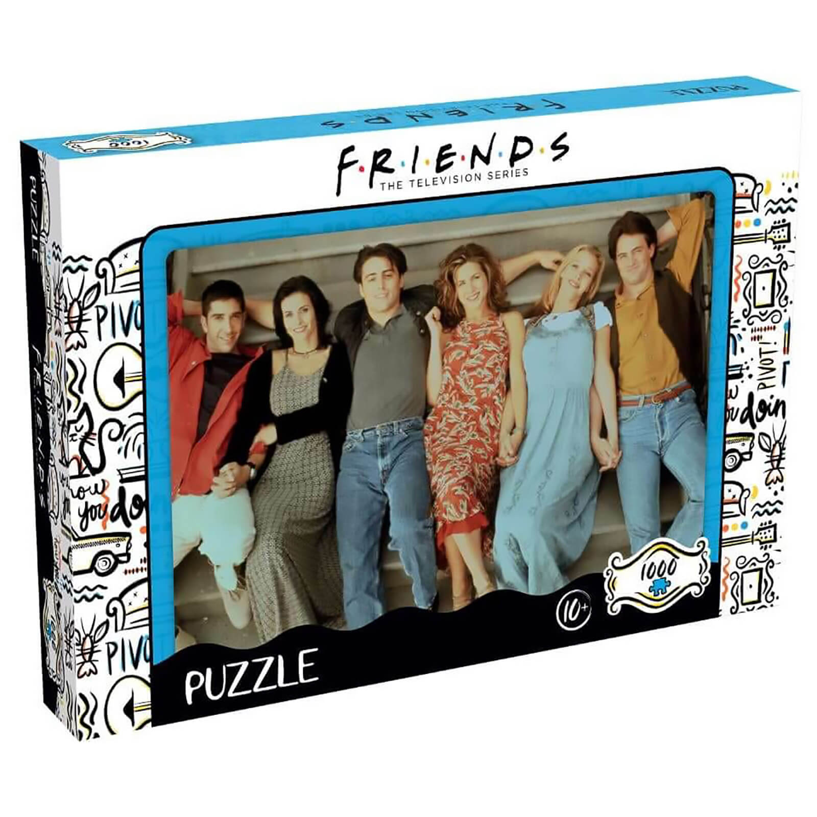 Image of Friends Stairs 1000 piece Jigsaw Puzzle