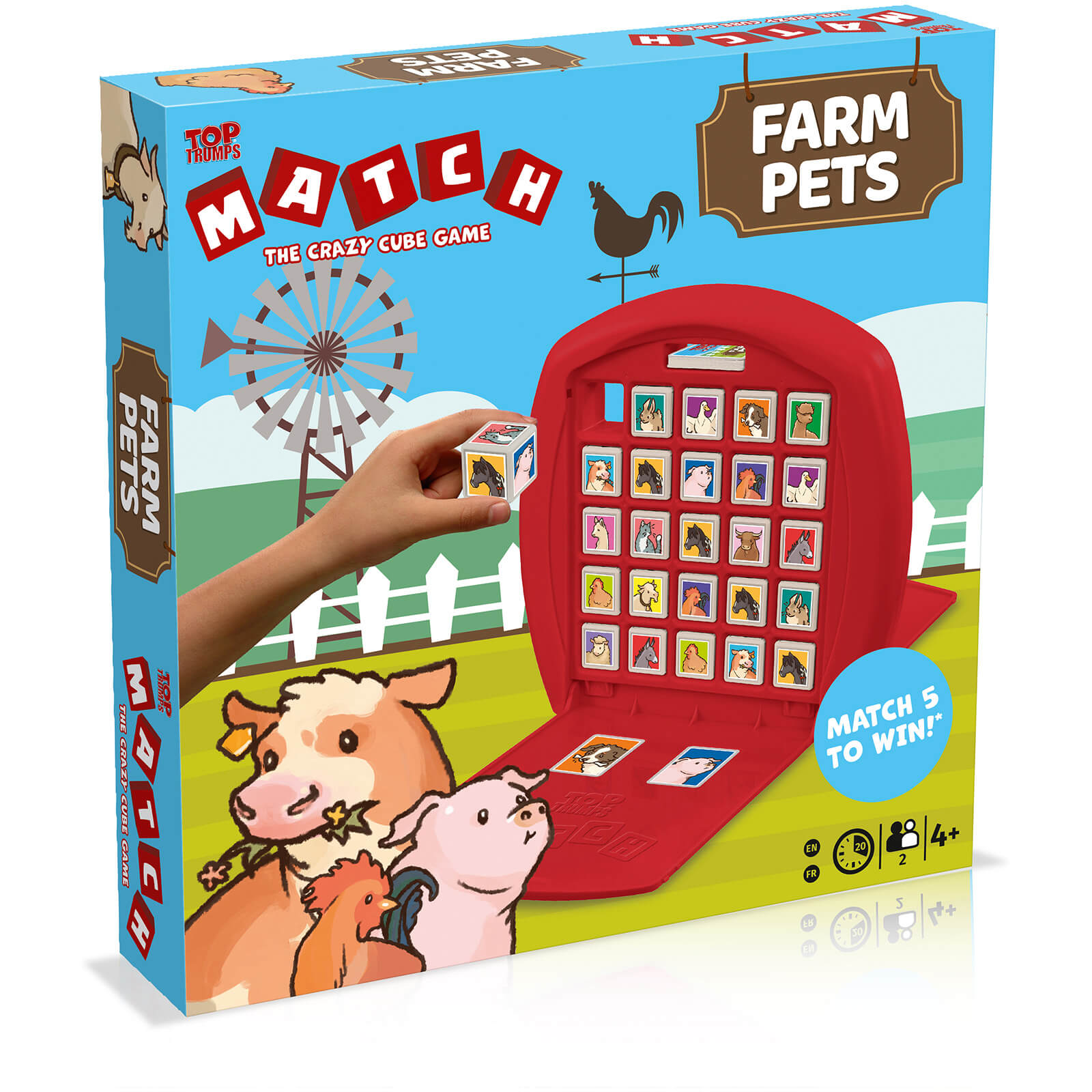 Farm Pets Top Trumps Match Board Game