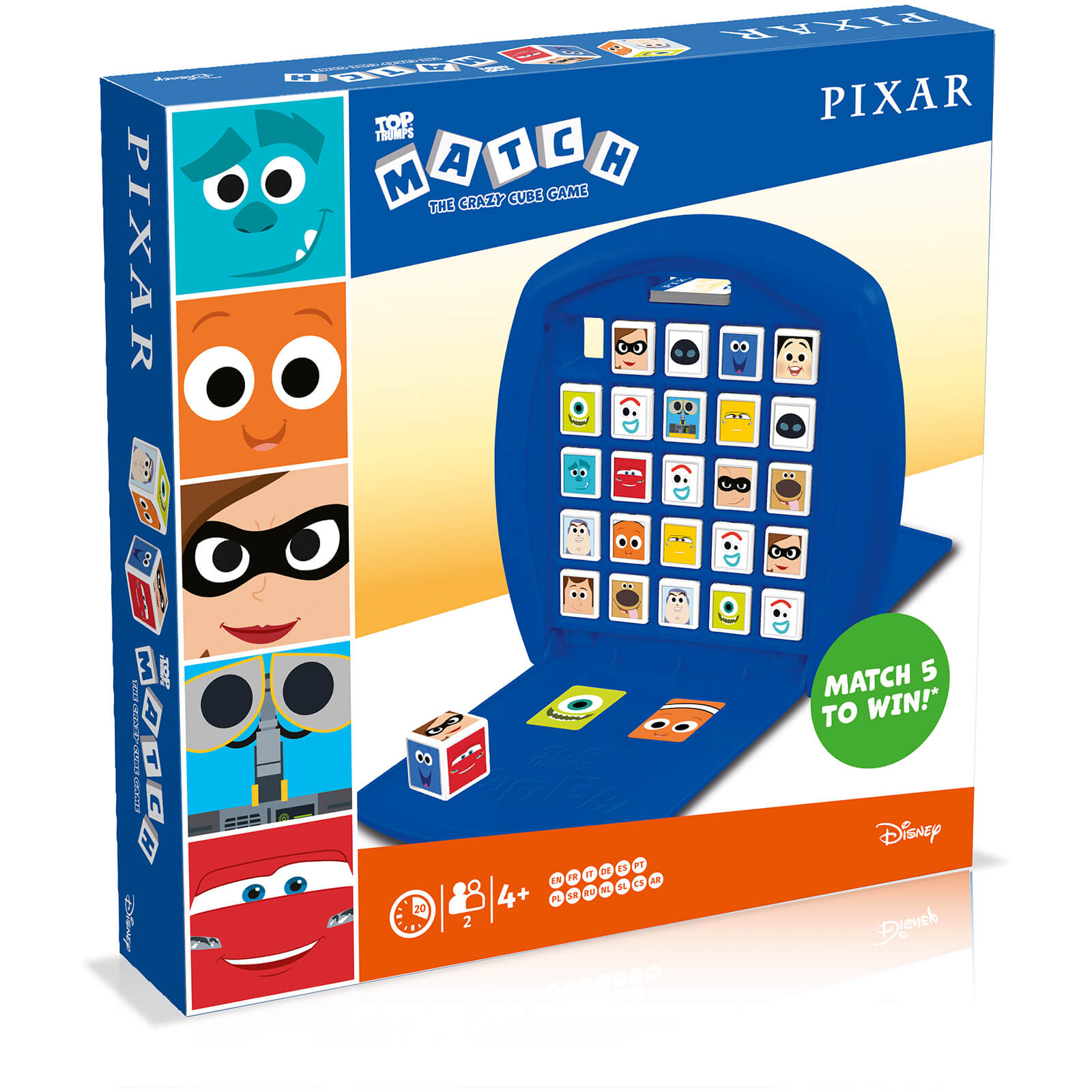 Pixar Top Trumps Match Board Game