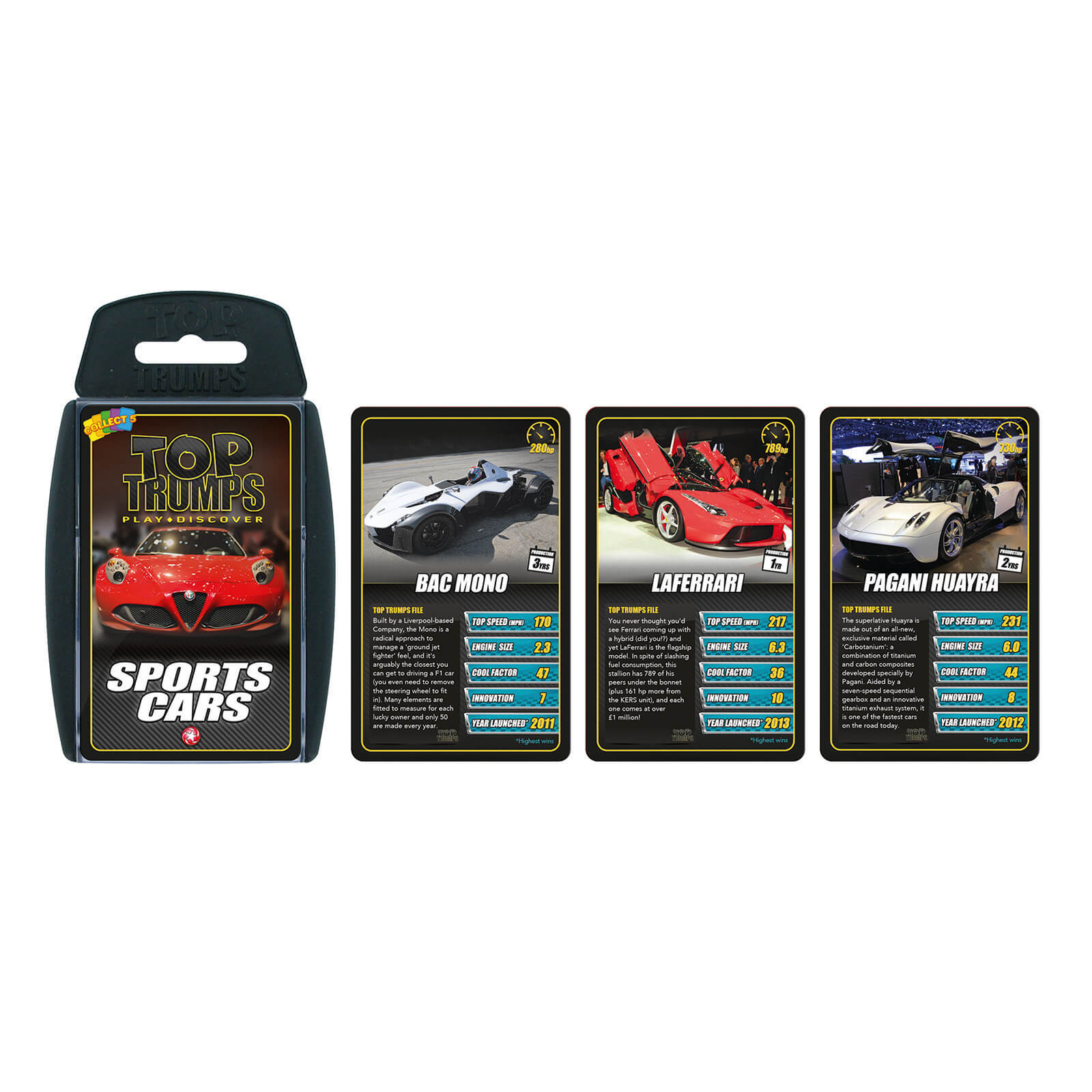 Sports Cars Top Trumps Classics Card Game