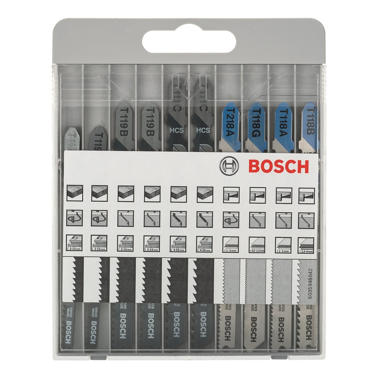 X-Pro Jigsaw Blade 10 Piece Wood & Metal Basic Set