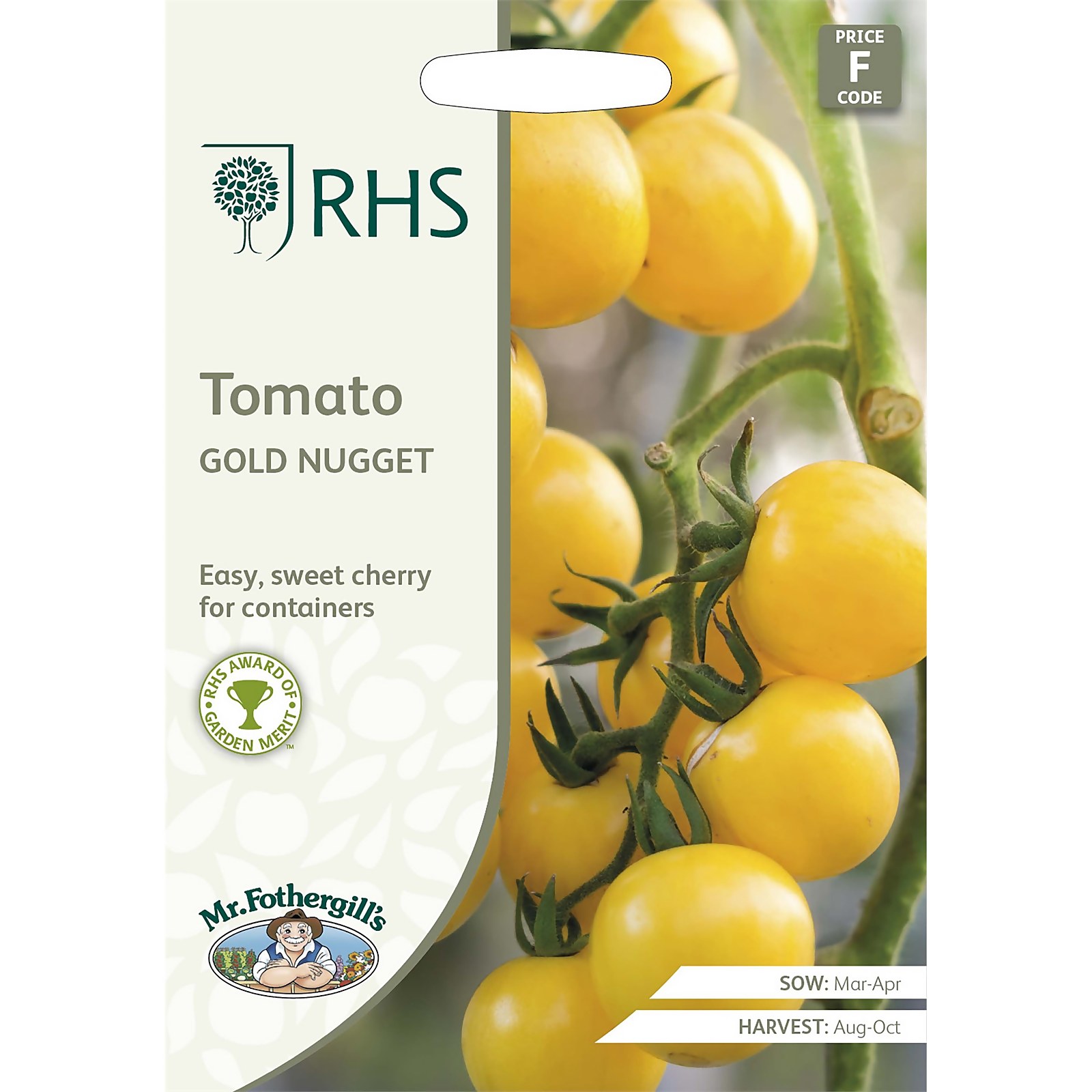 Photo of Rhs Tomato Gold Nugget Seeds
