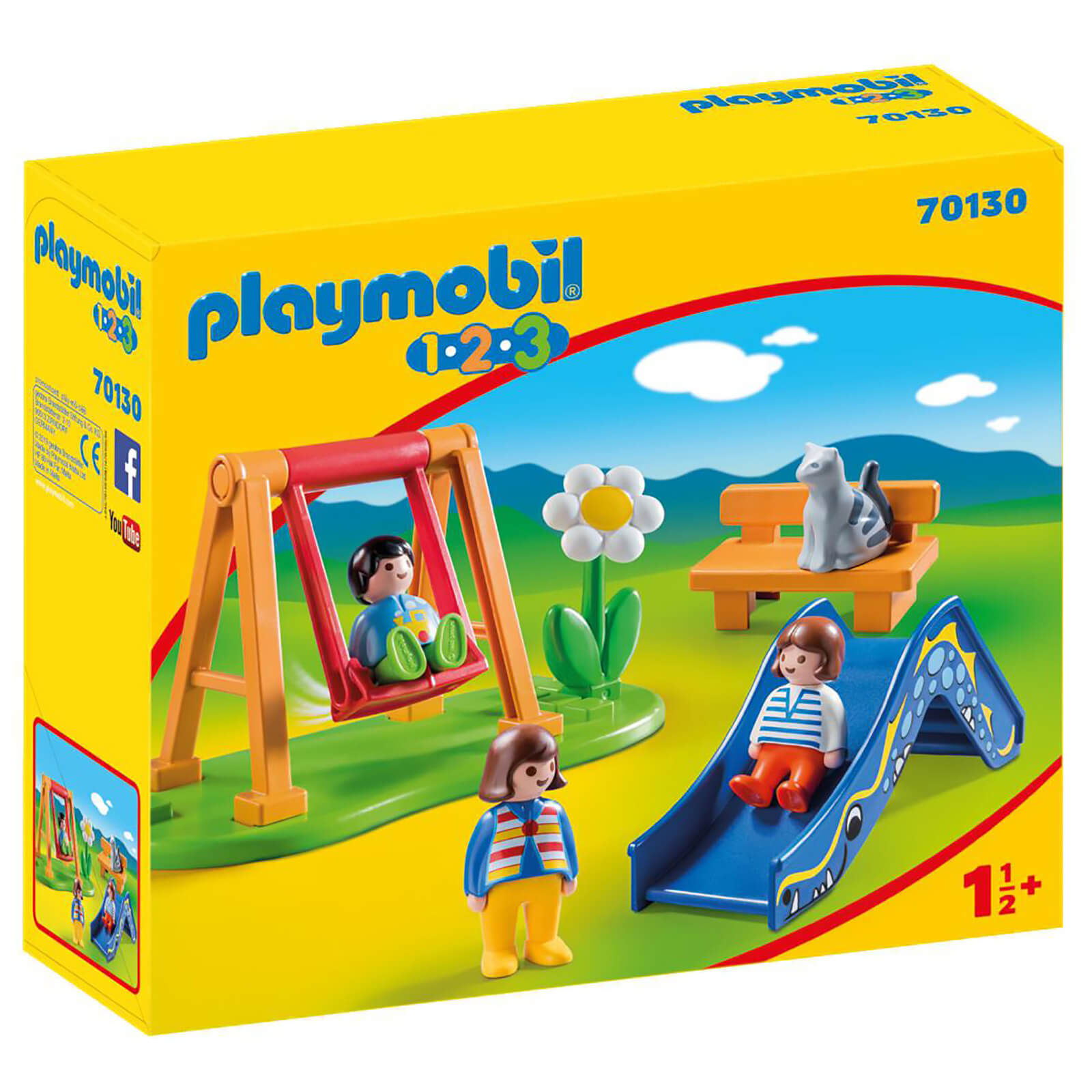 Playmobil 1.2.3 Children's Playground for Children 18 Months+ (70130)