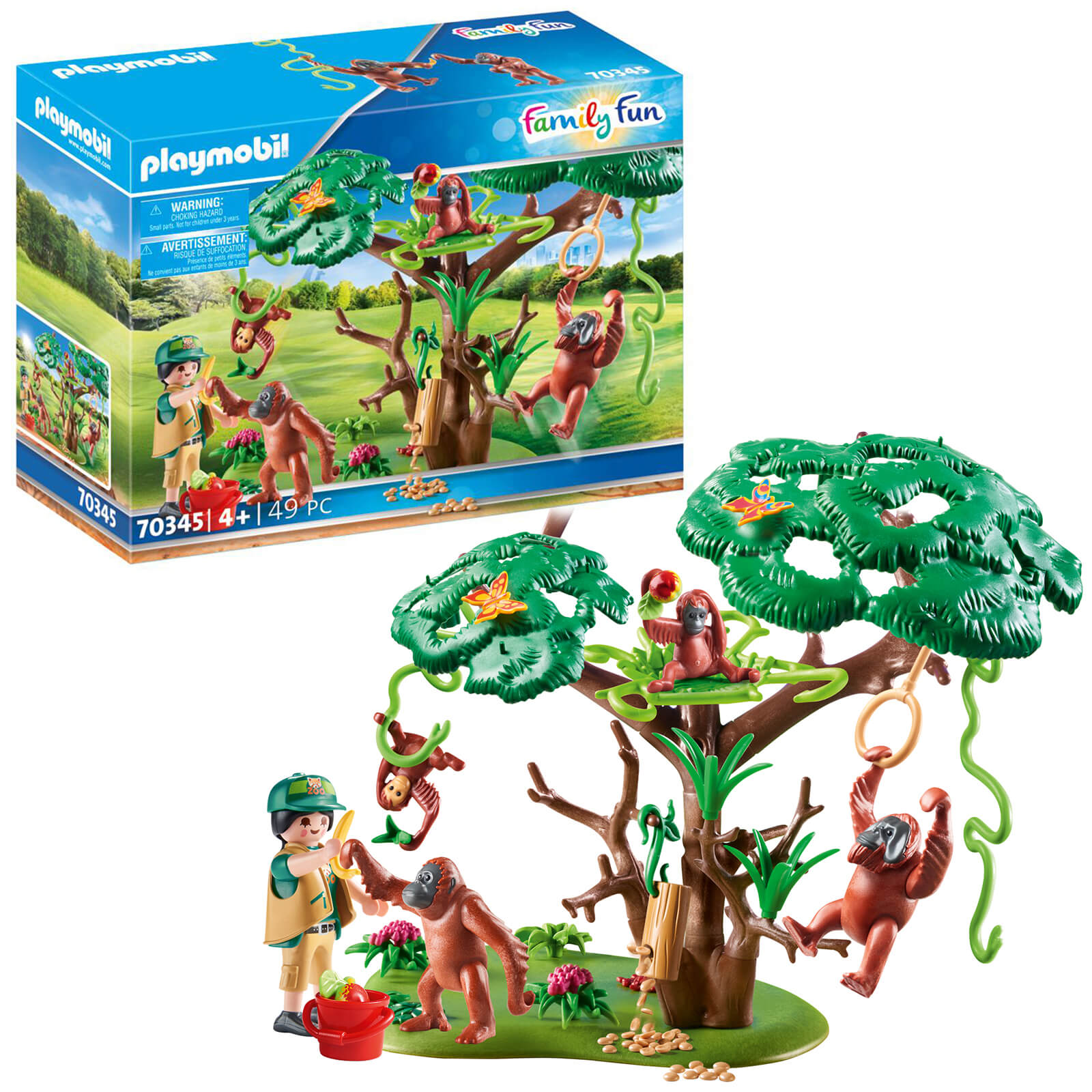 Playmobil Family Fun Orangutans with Tree (70345)