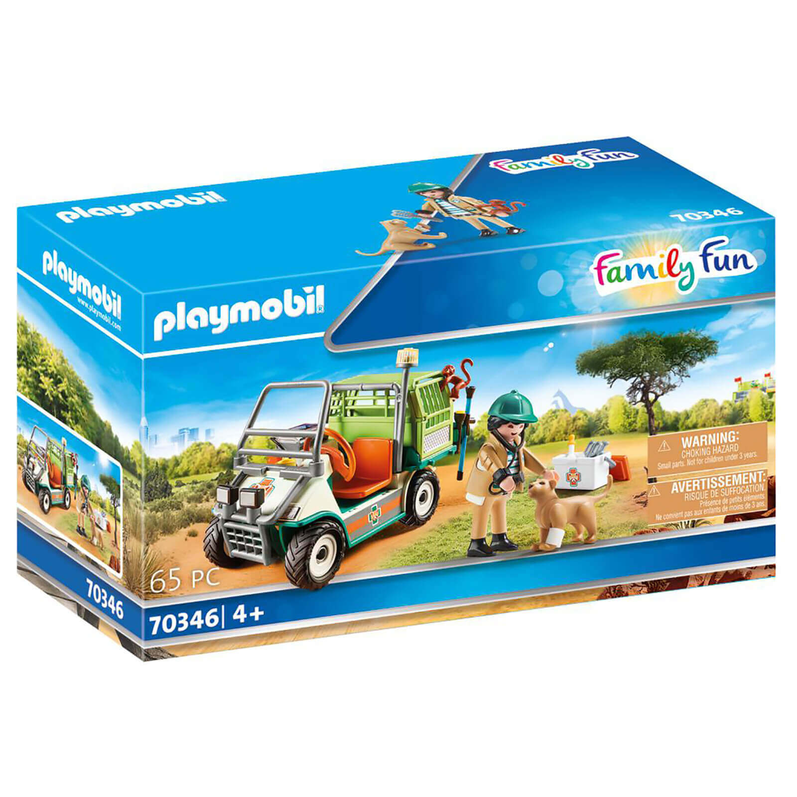 Playmobil Family Fun Zoo Vet With Medical Cart (70346)