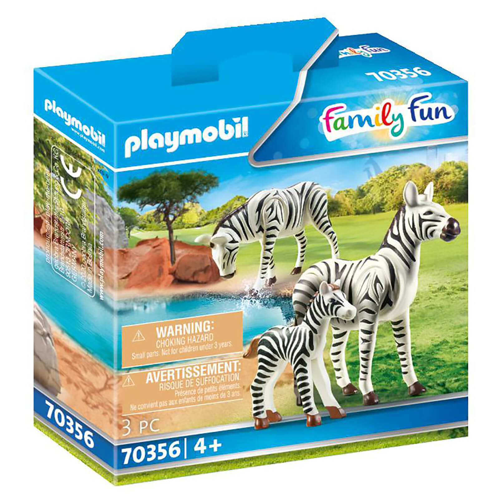 Playmobil Family Fun Zebras with Foal (70356)