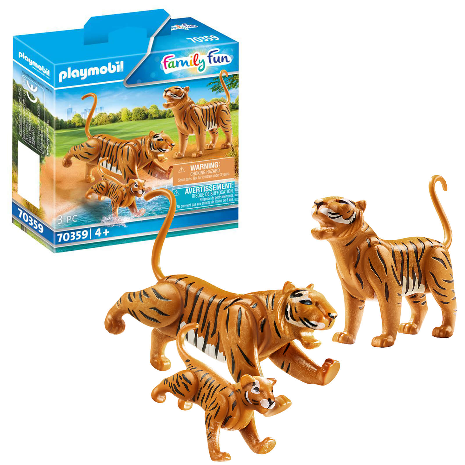 Playmobil Family Fun Tigres con Cachorro (70359)