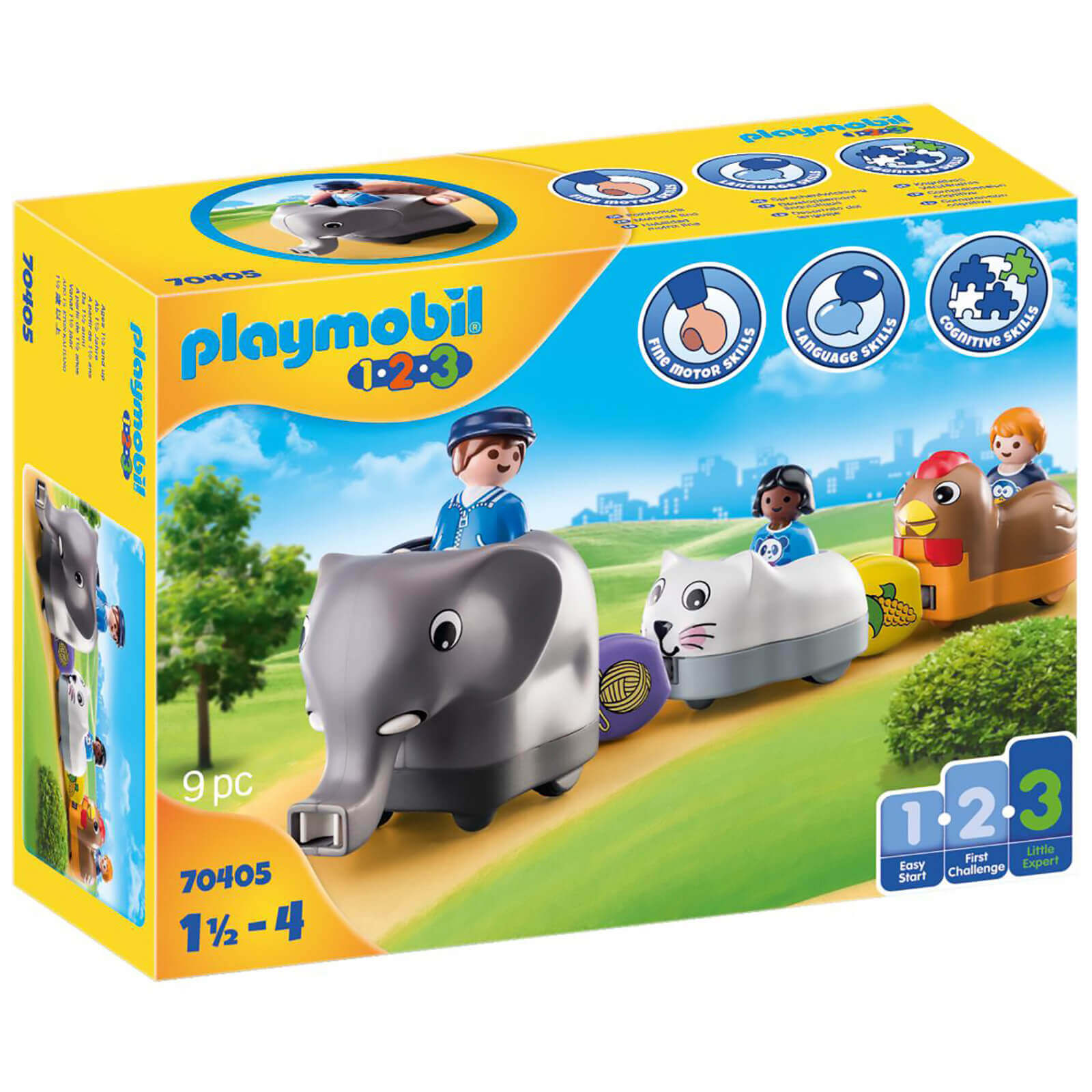 Playmobil 1.2.3 Animal Train For 18+ Months (70405)