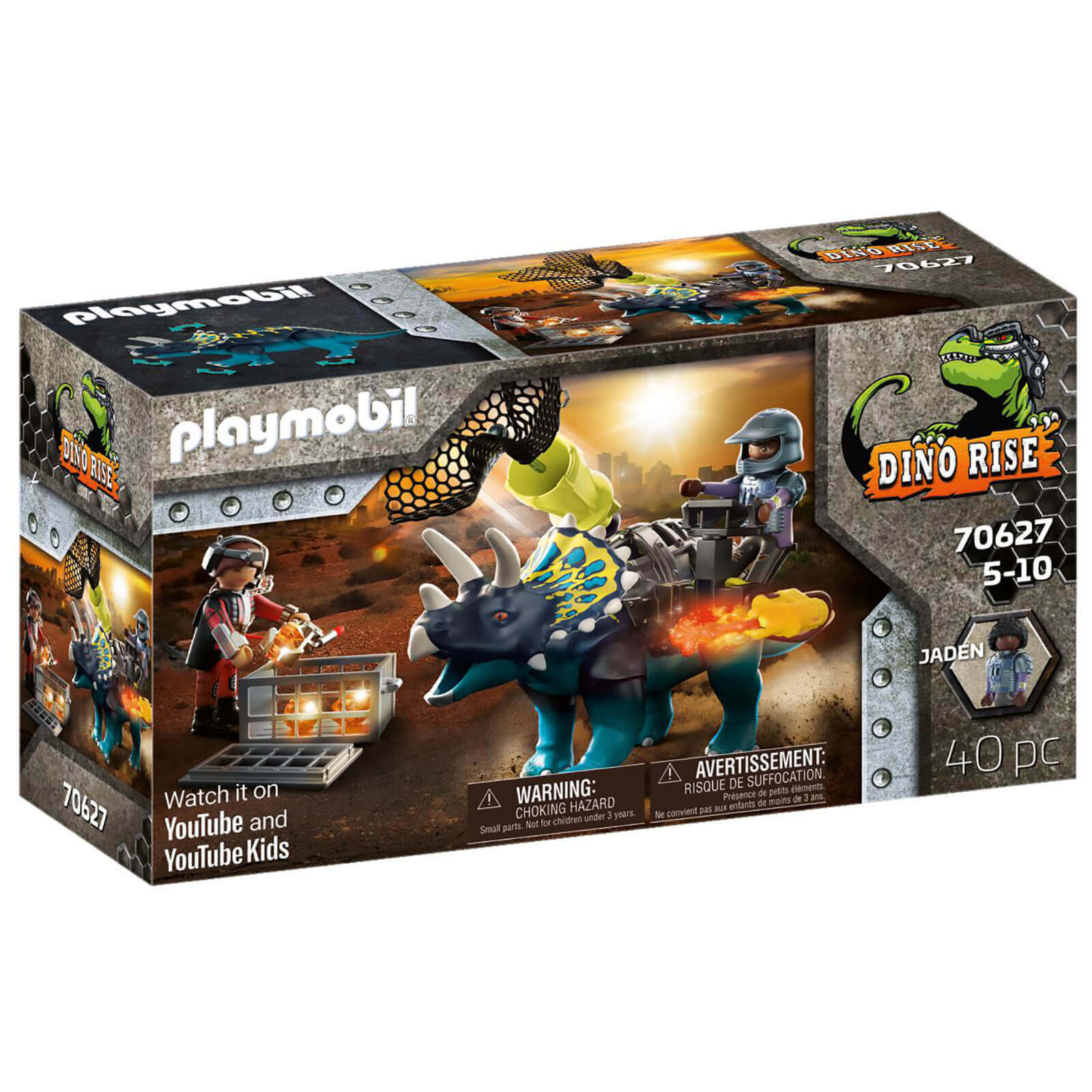 Playmobil Dinos Triceratops: Battle for the Legendary Stones (70627)